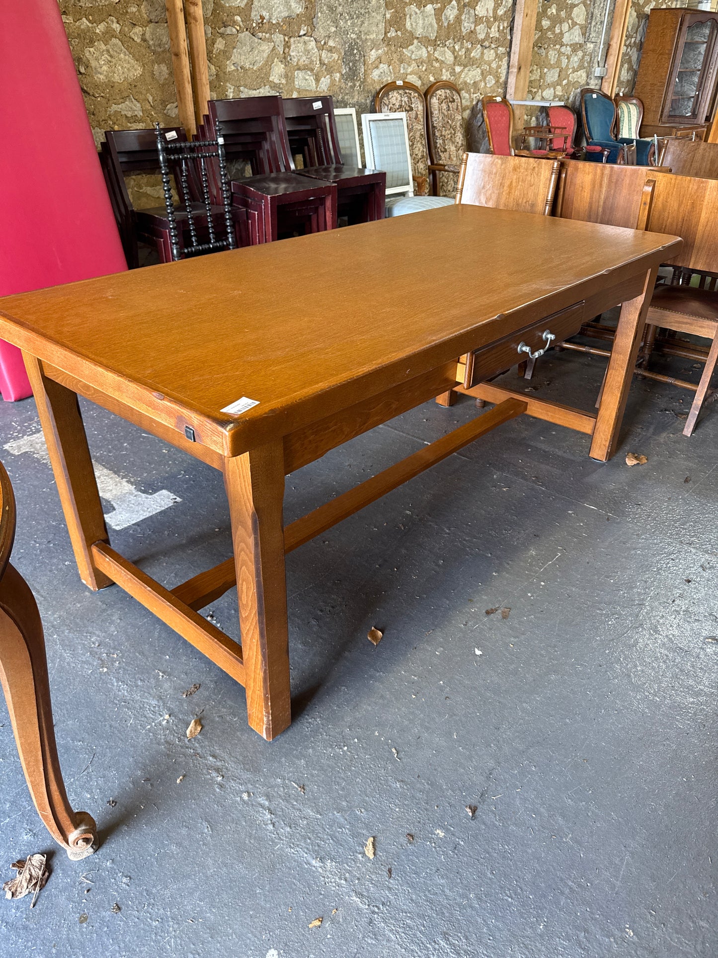Table 1 tiroir en bois 039072