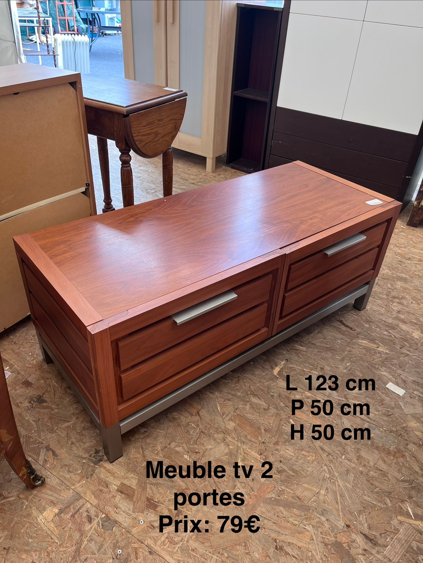 Meuble tv 2 portes 067526