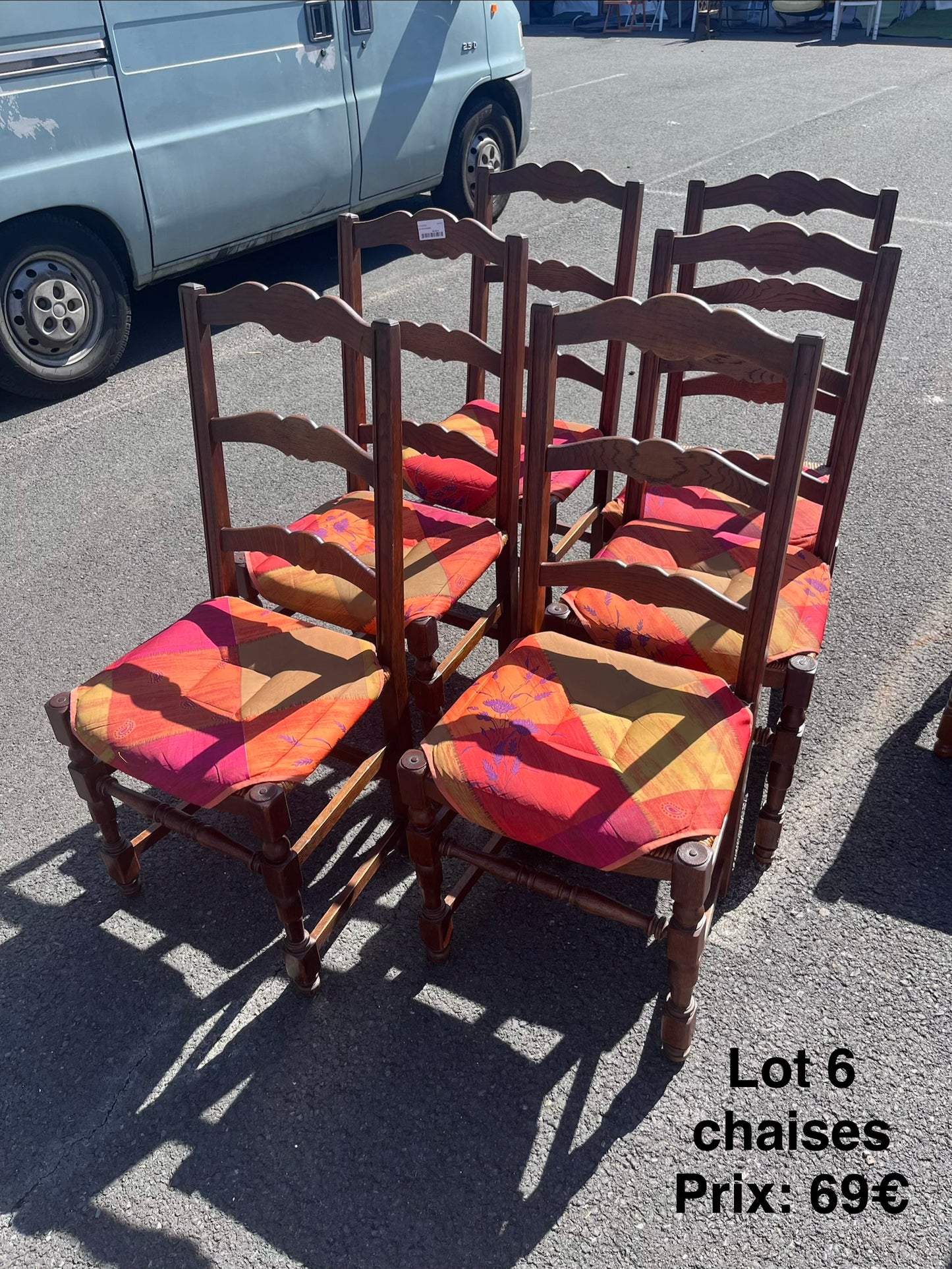 Lot 6 chaises 067573
