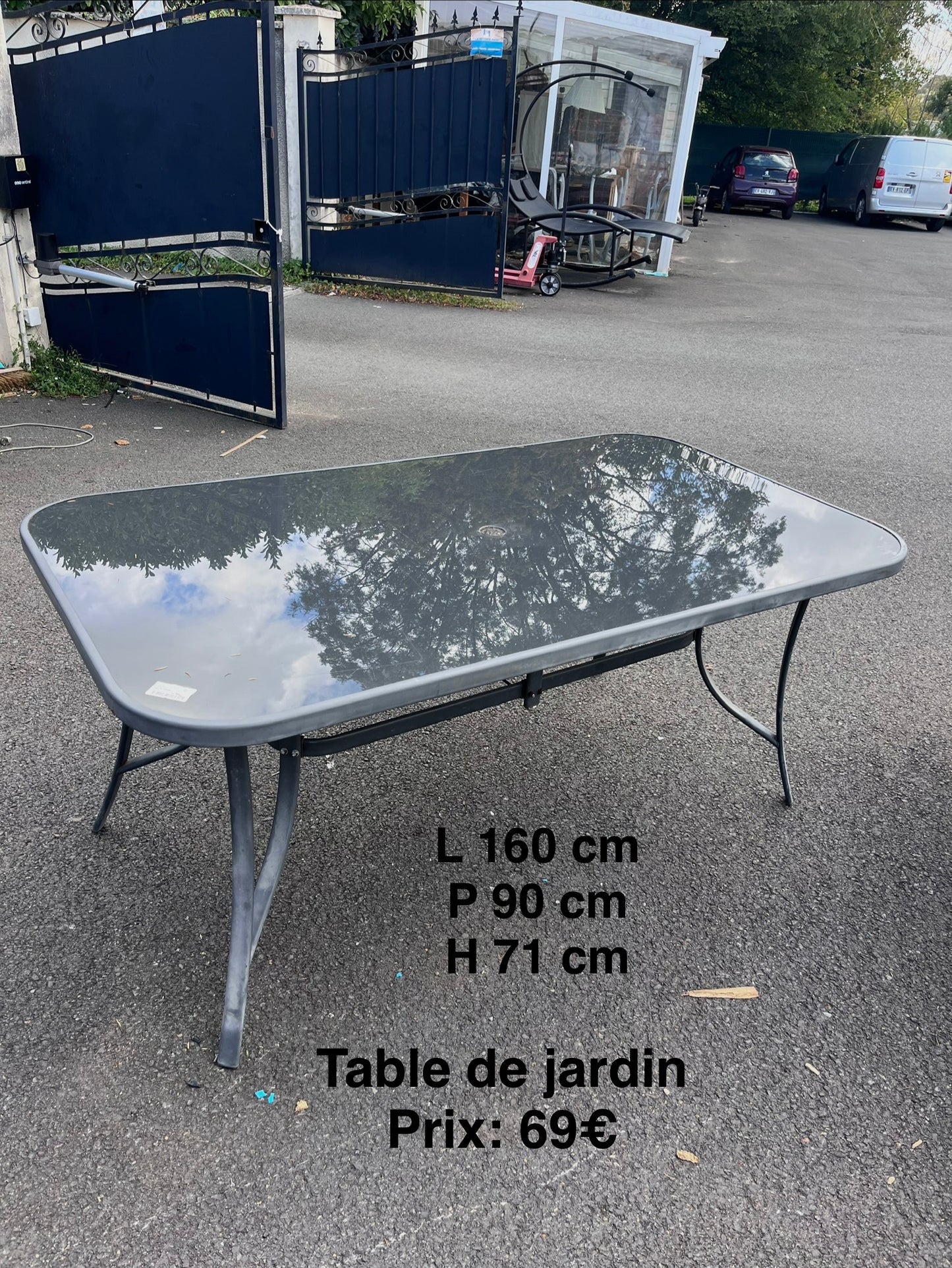 Table de jardin 067524