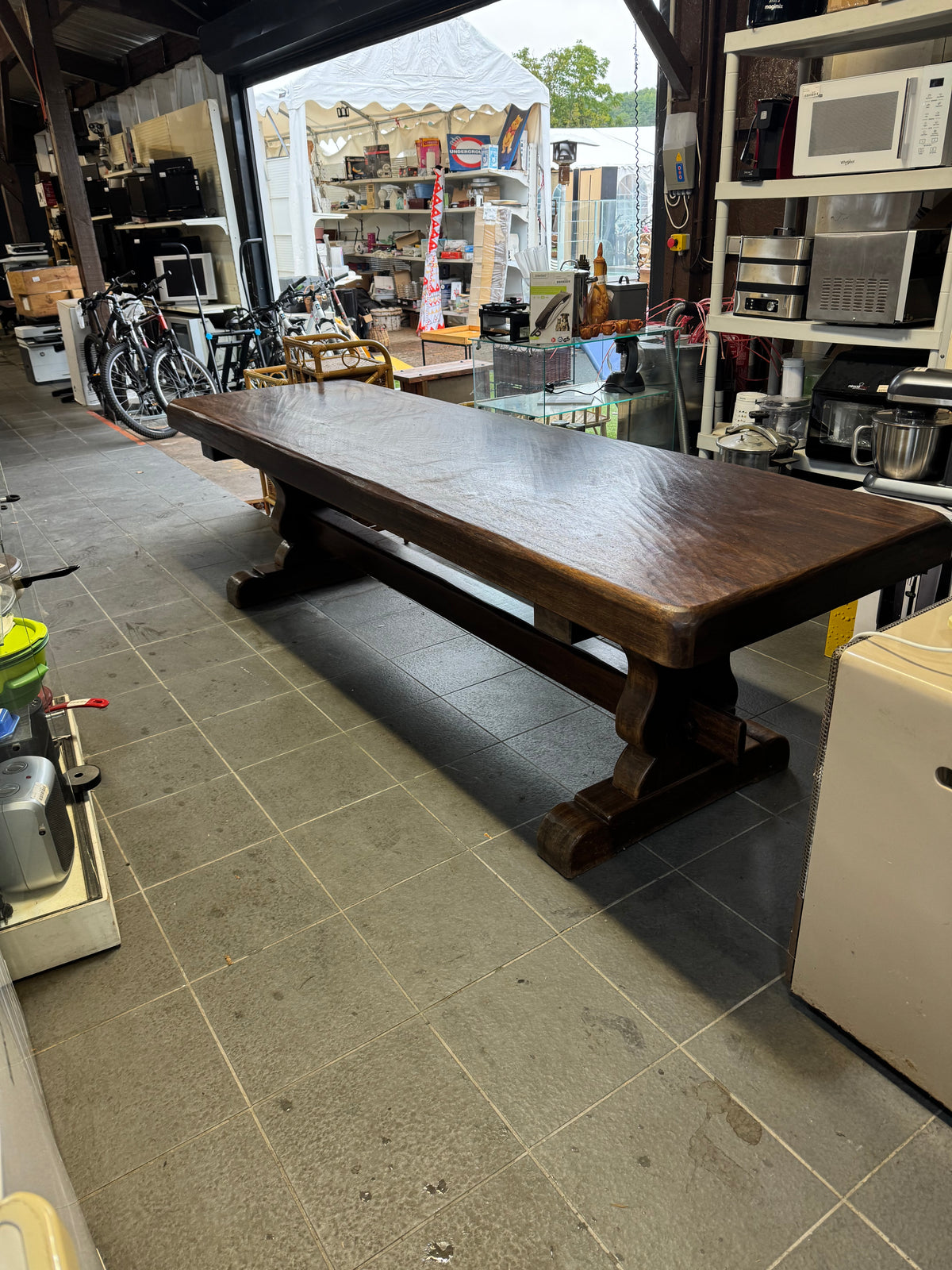Table bois exotique 069074