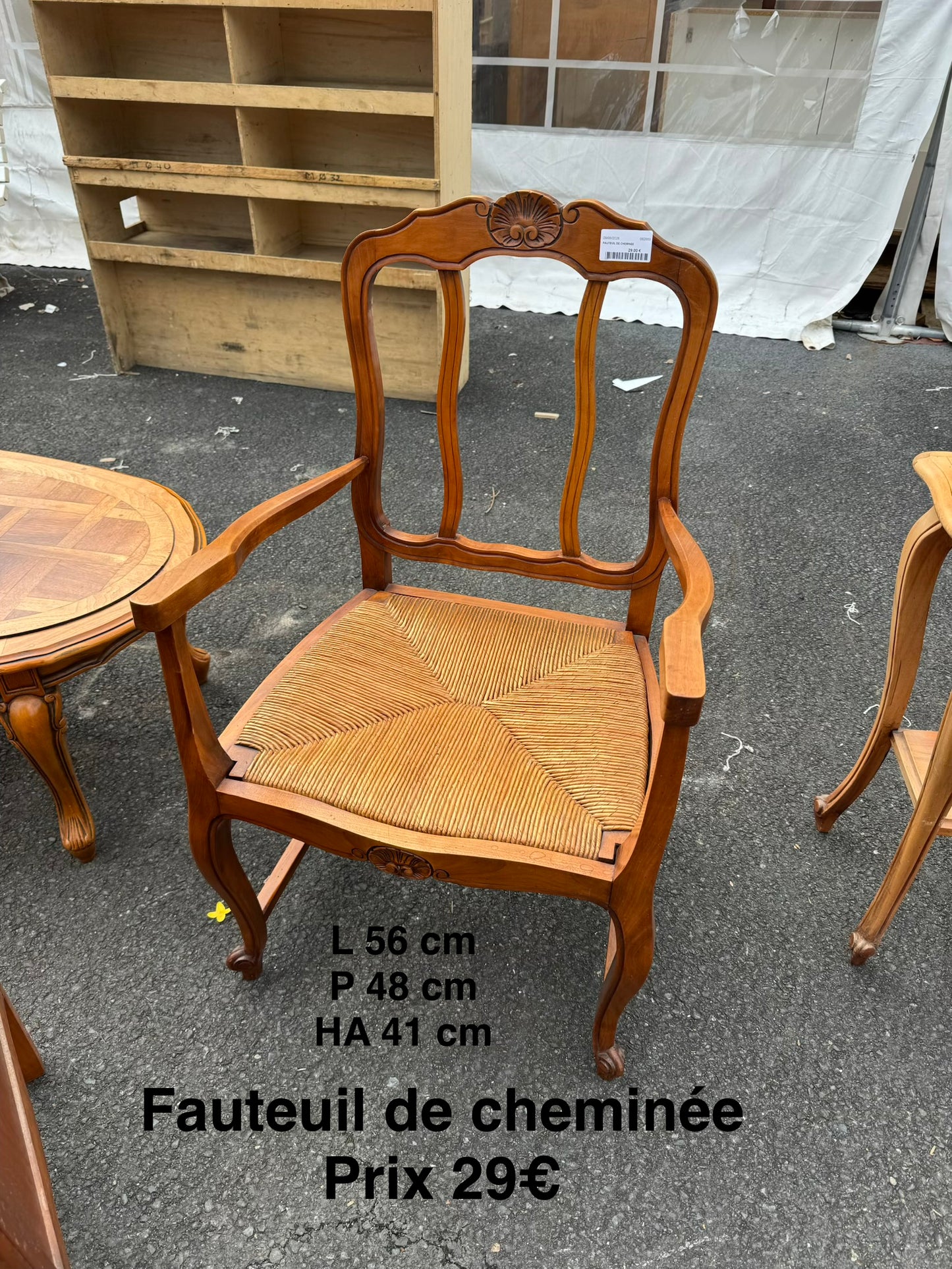 Fauteuil de cheminée 062989