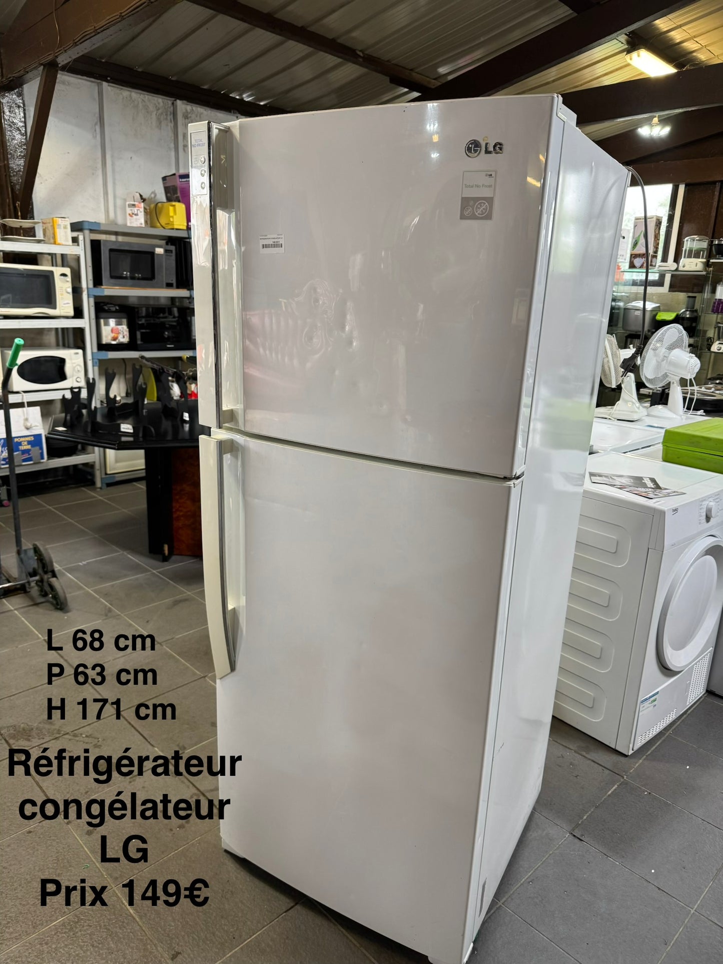 Réfrigérateur congélateur LG 062656