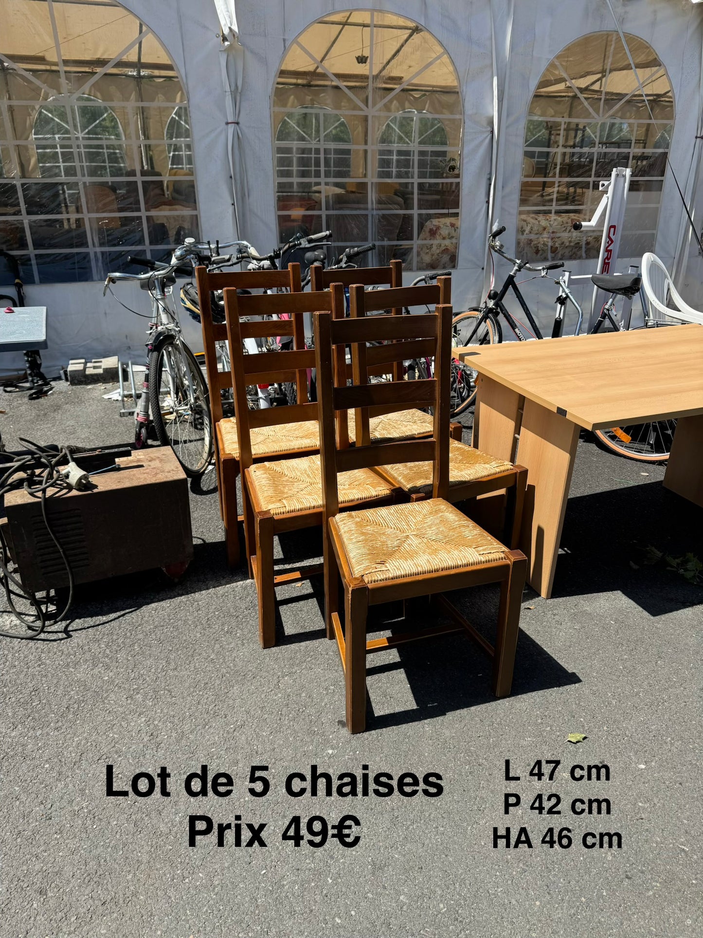 Lot de 5 chaises 063253