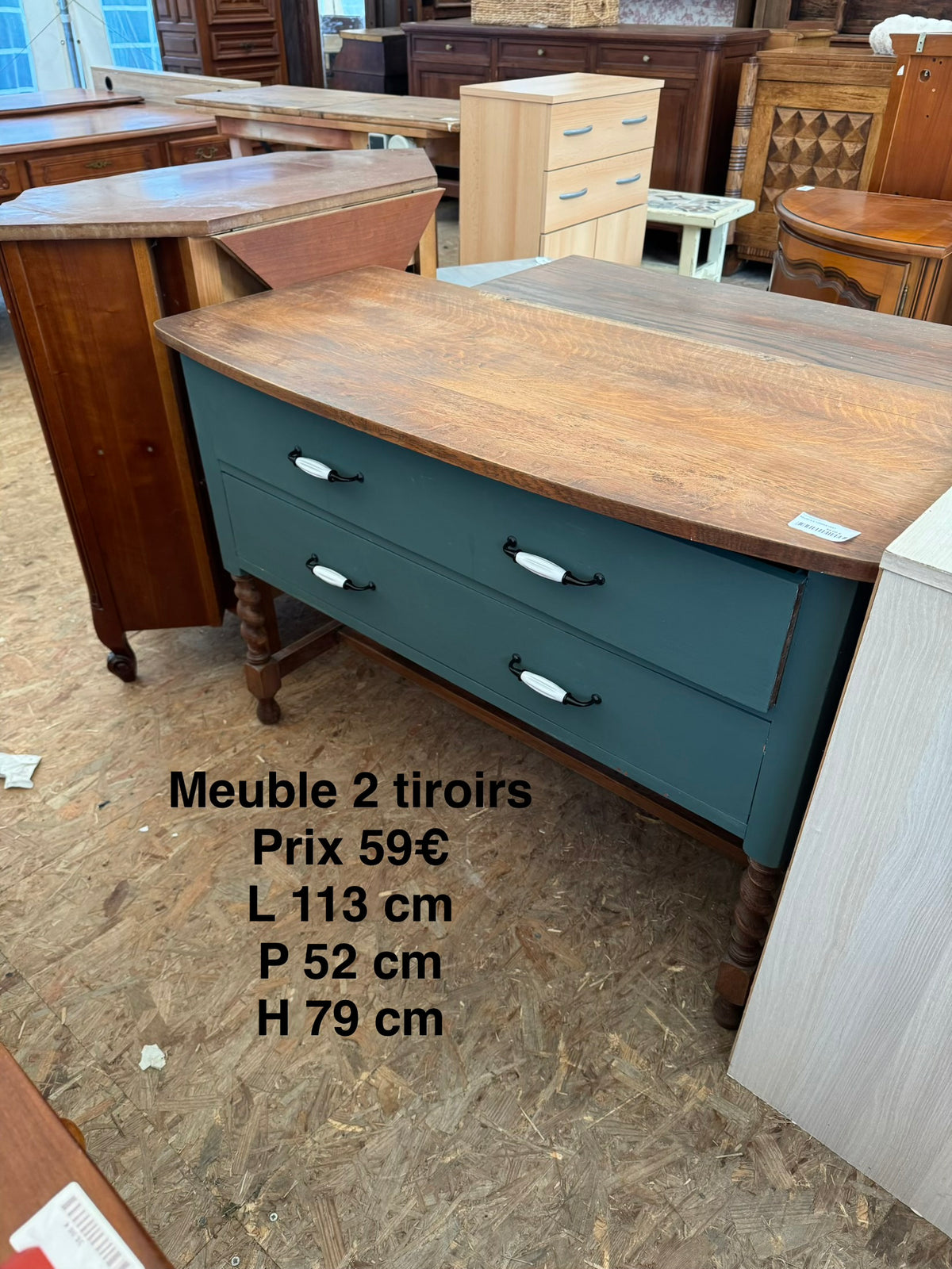 Meuble 2 tiroirs 069262