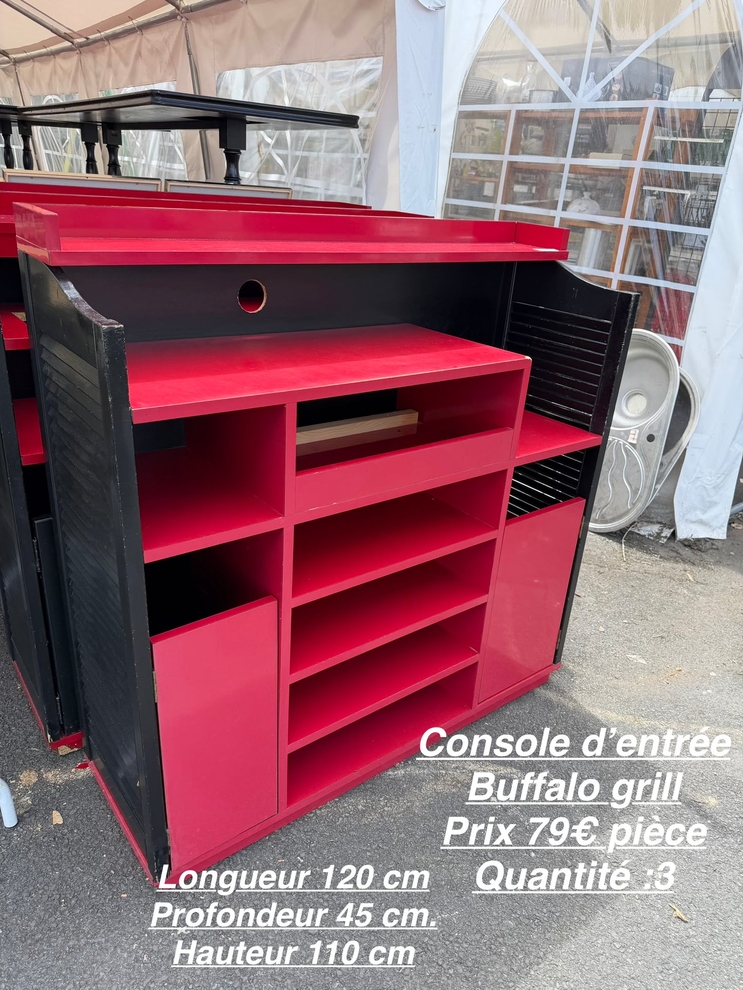 Console Bar Buffalo grill MM 062485