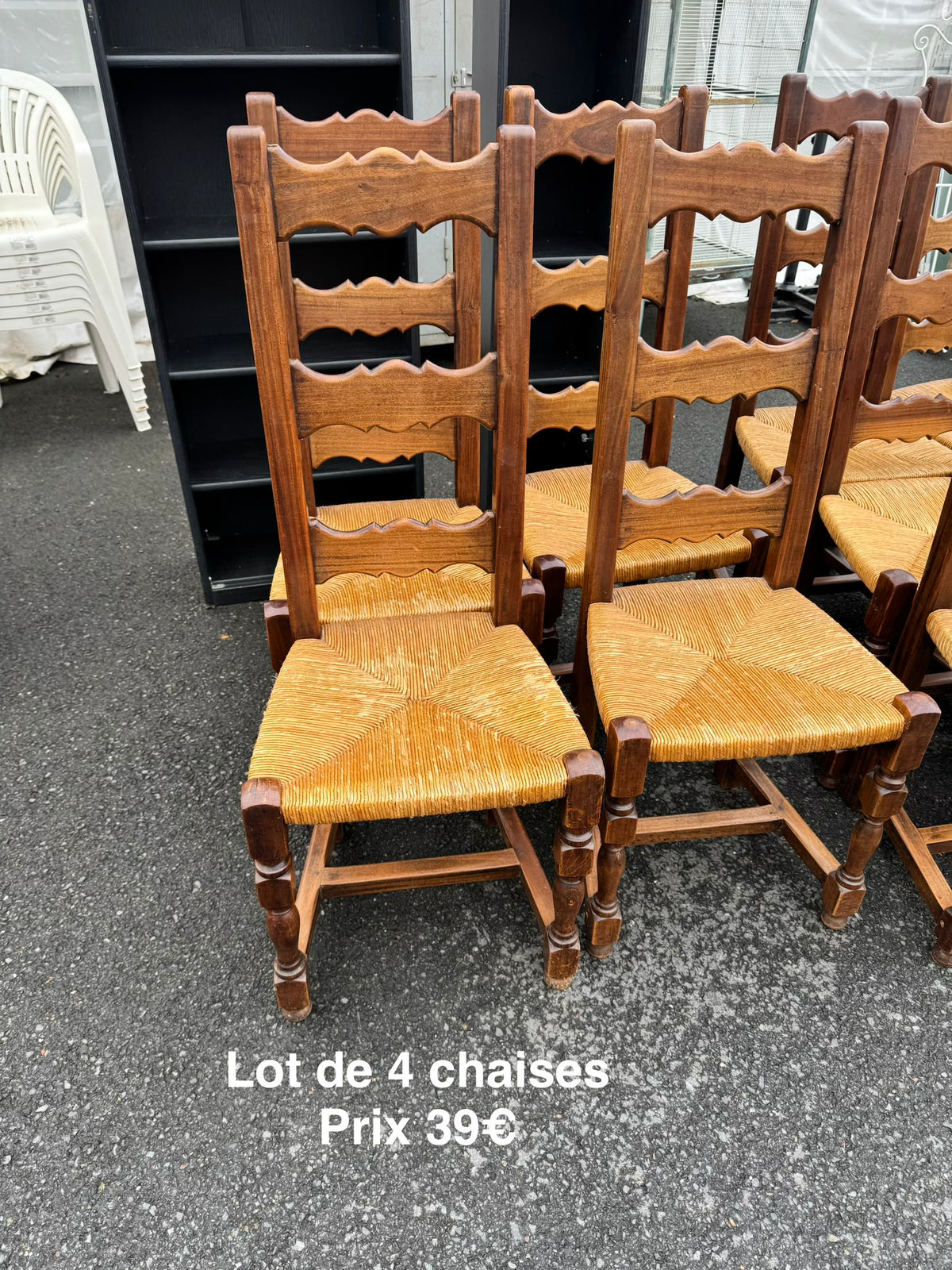 Lot de 4 chaises 069078
