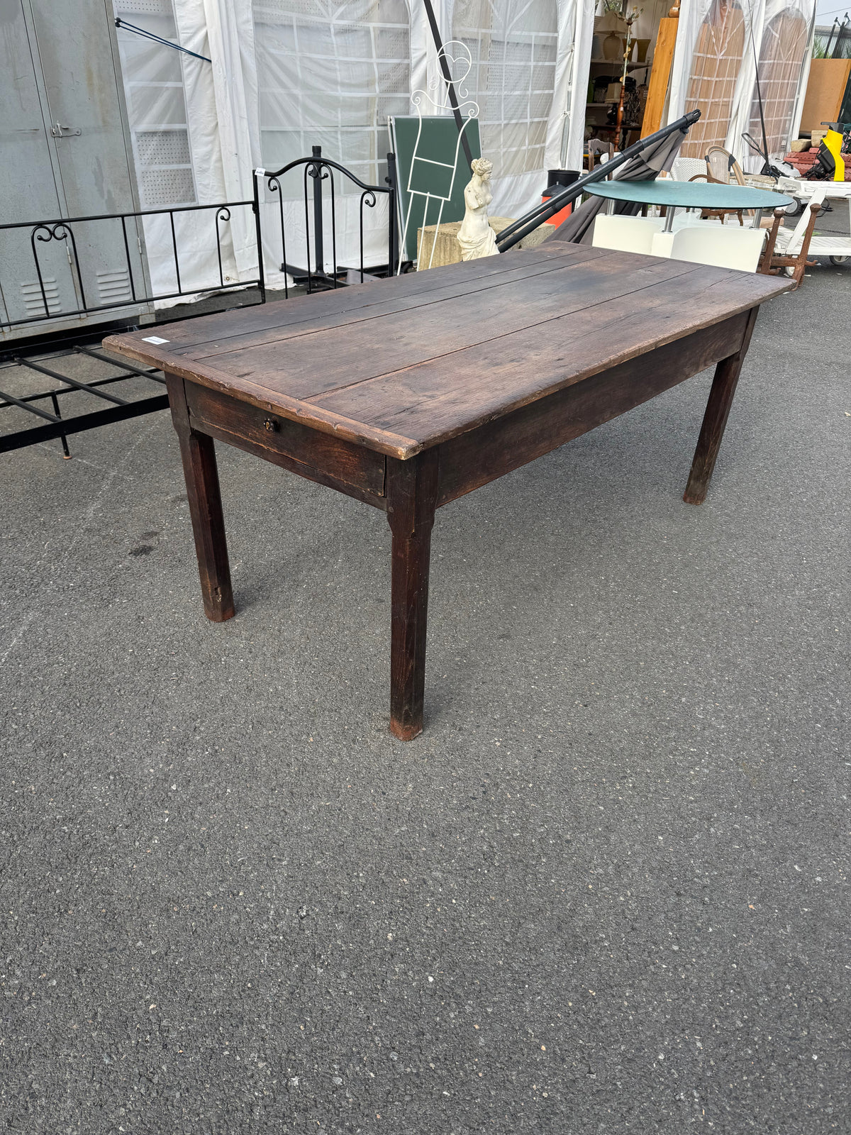 Table bois 3 tiroirs 069140
