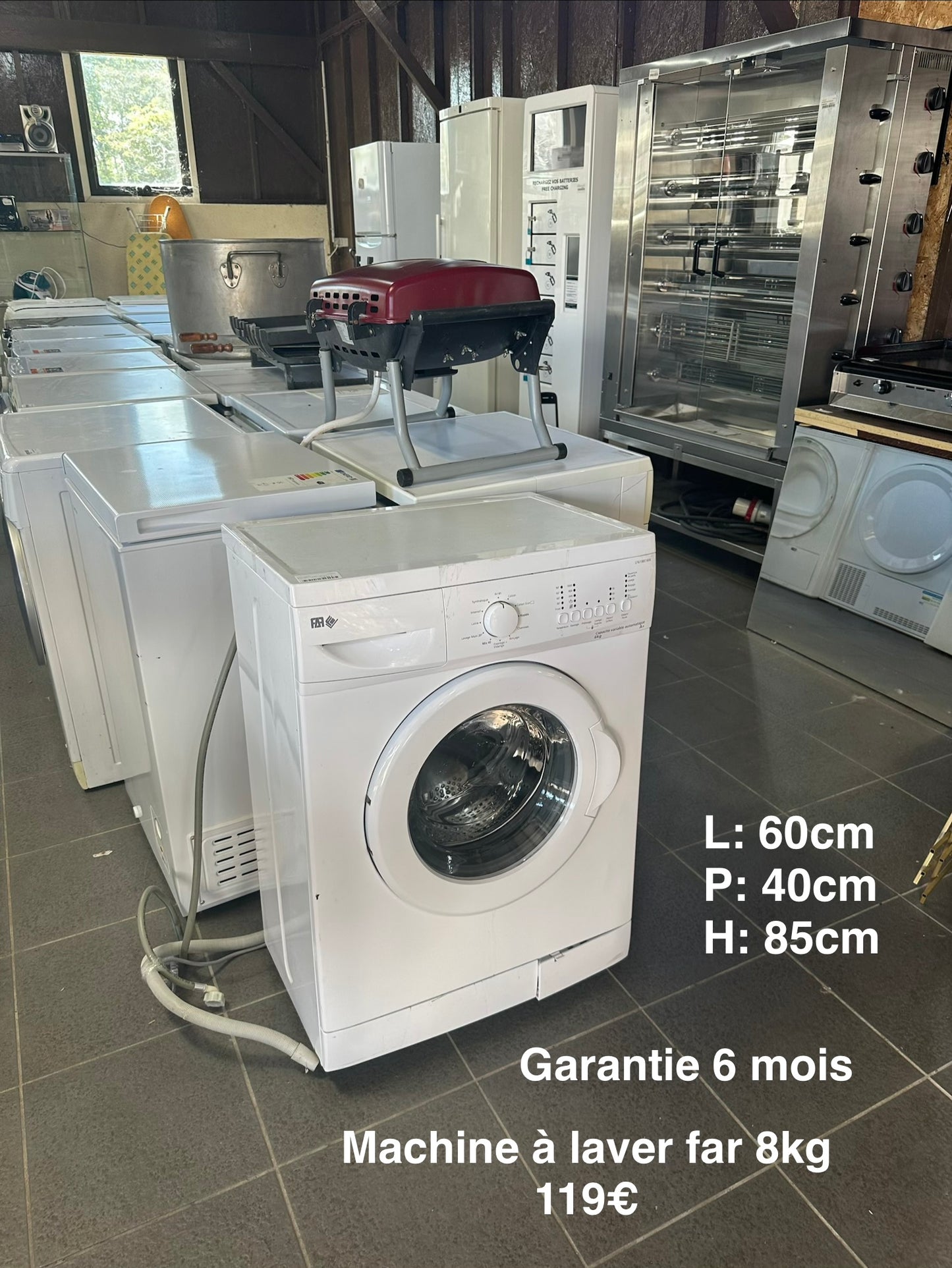 Machine à laver far 8kg 064085