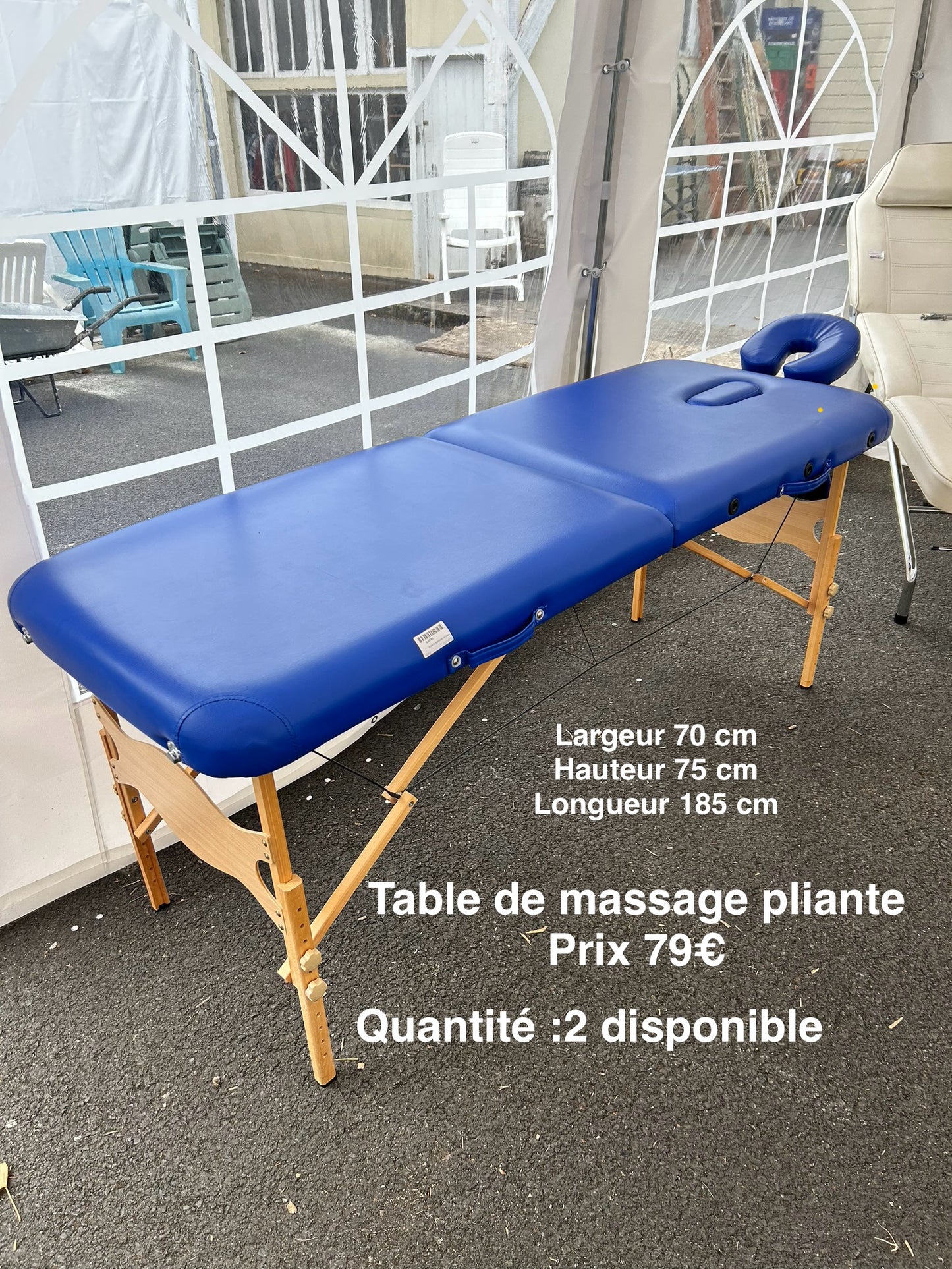 Table de massage pliante 046901