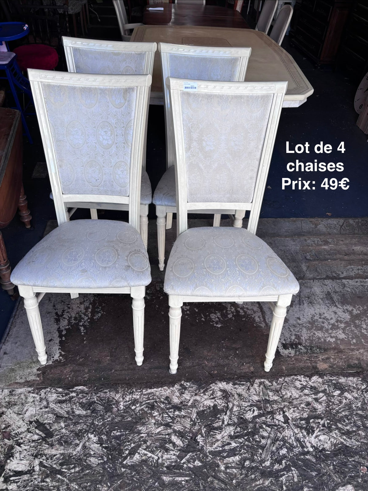 Lot de 4 chaises 069752