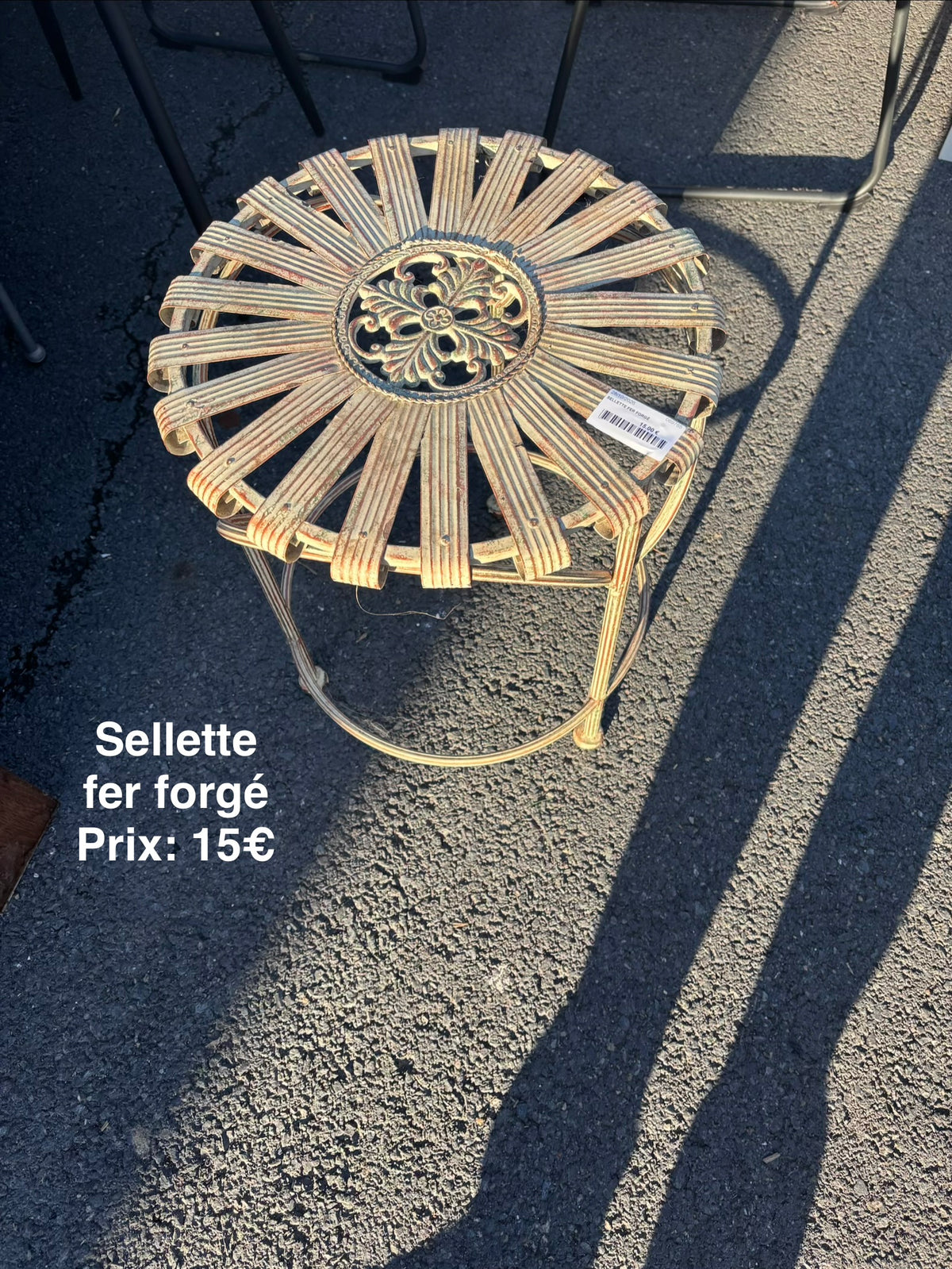 Sellette fer forgé 069765