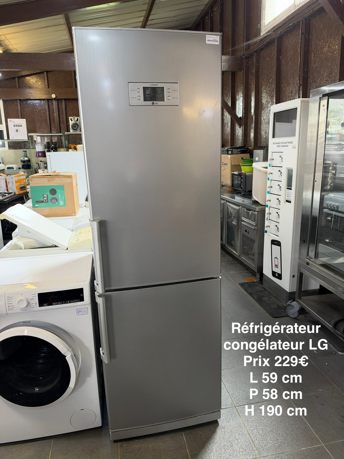 Réfrigérateur congélateur LG 069477