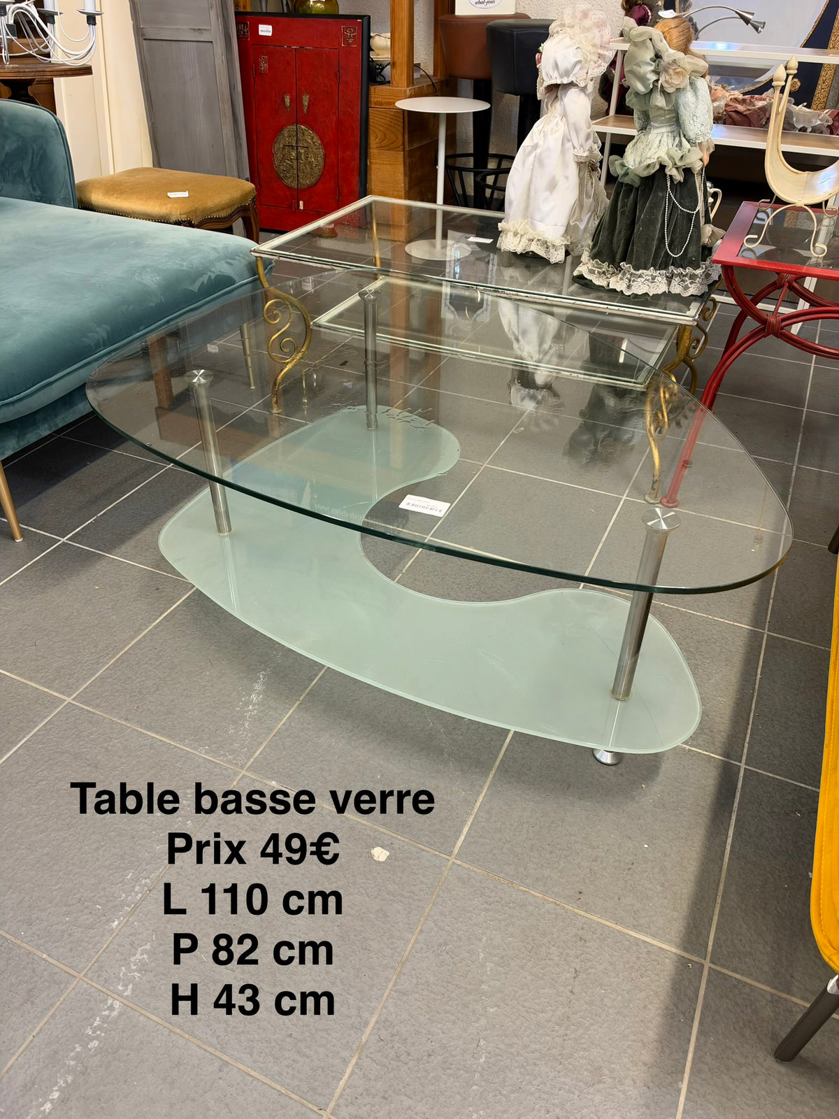 Table basse verre 069508