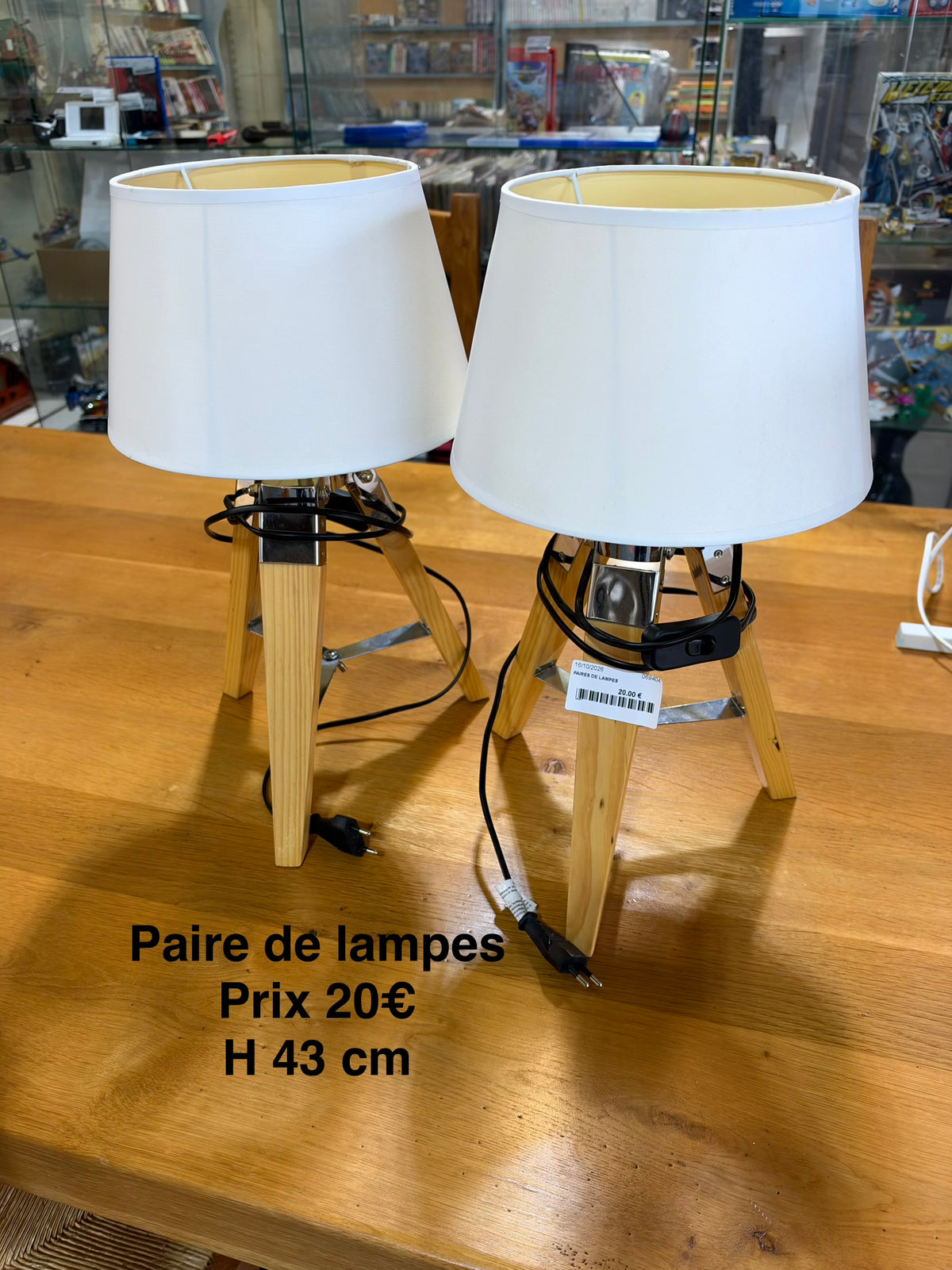 Paire de lampes 069404