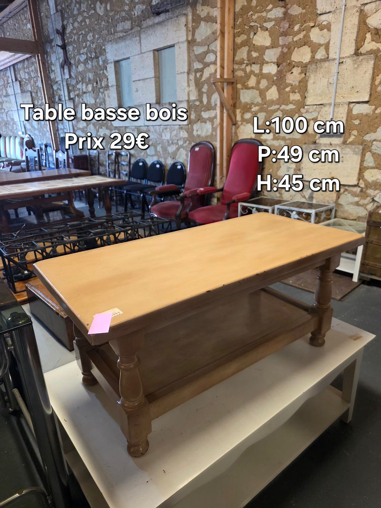 Table basse bois 047240