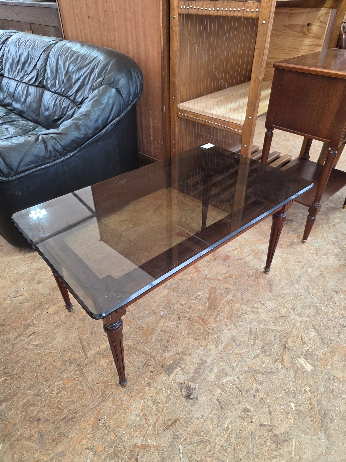 Table basse dessus verre 039793