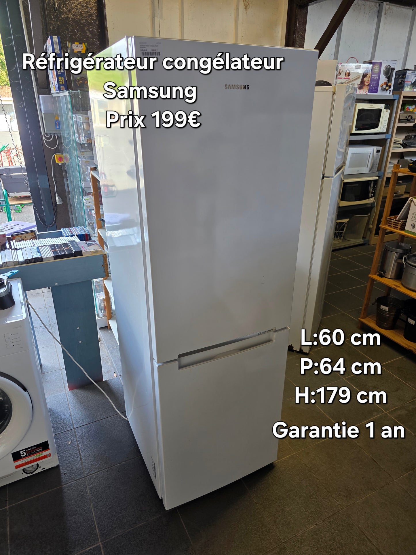 Réfrigérateur congélateur Samsung 047528