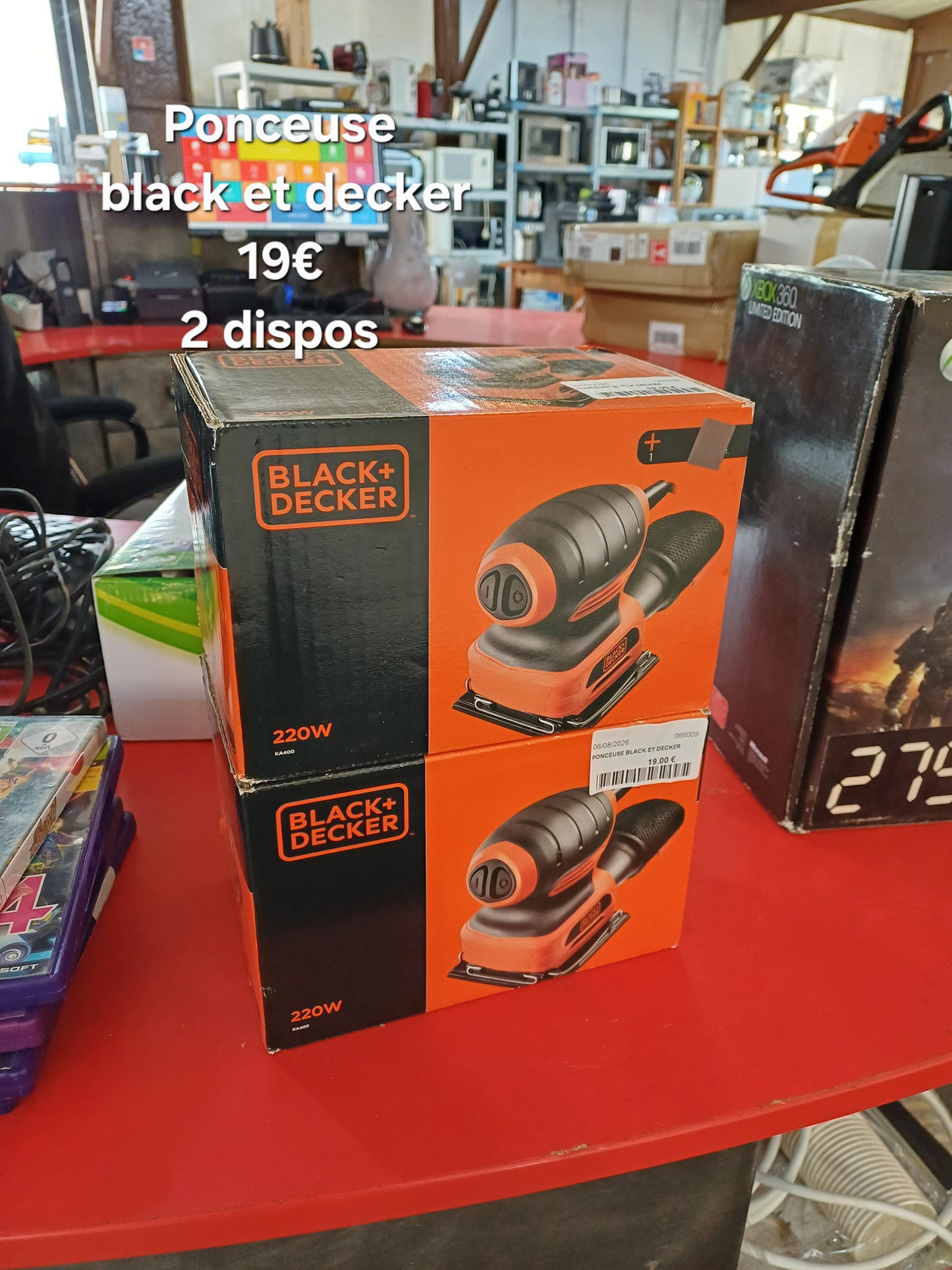 Ponceuse black et decker 066009