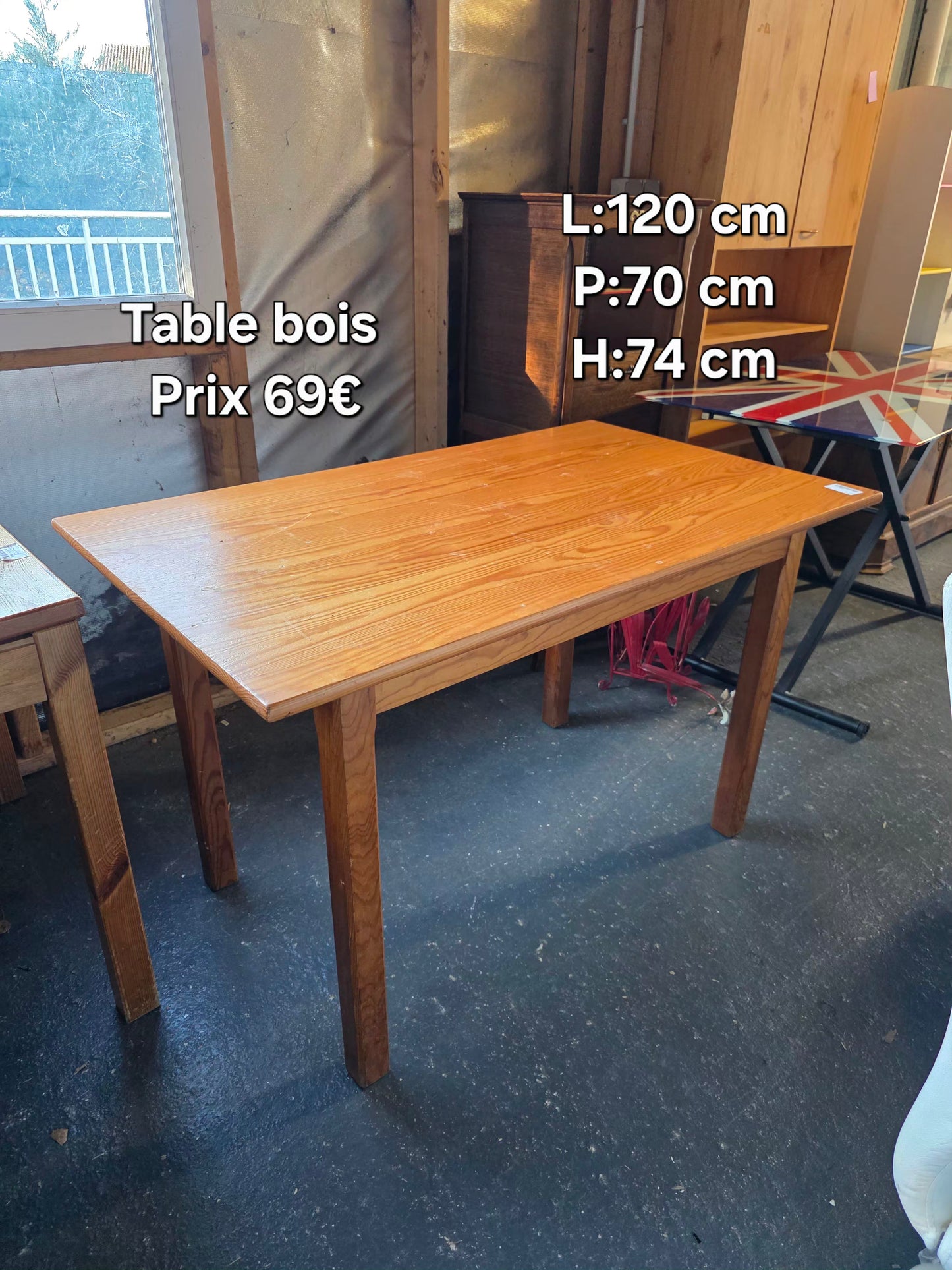 Table bois 049415
