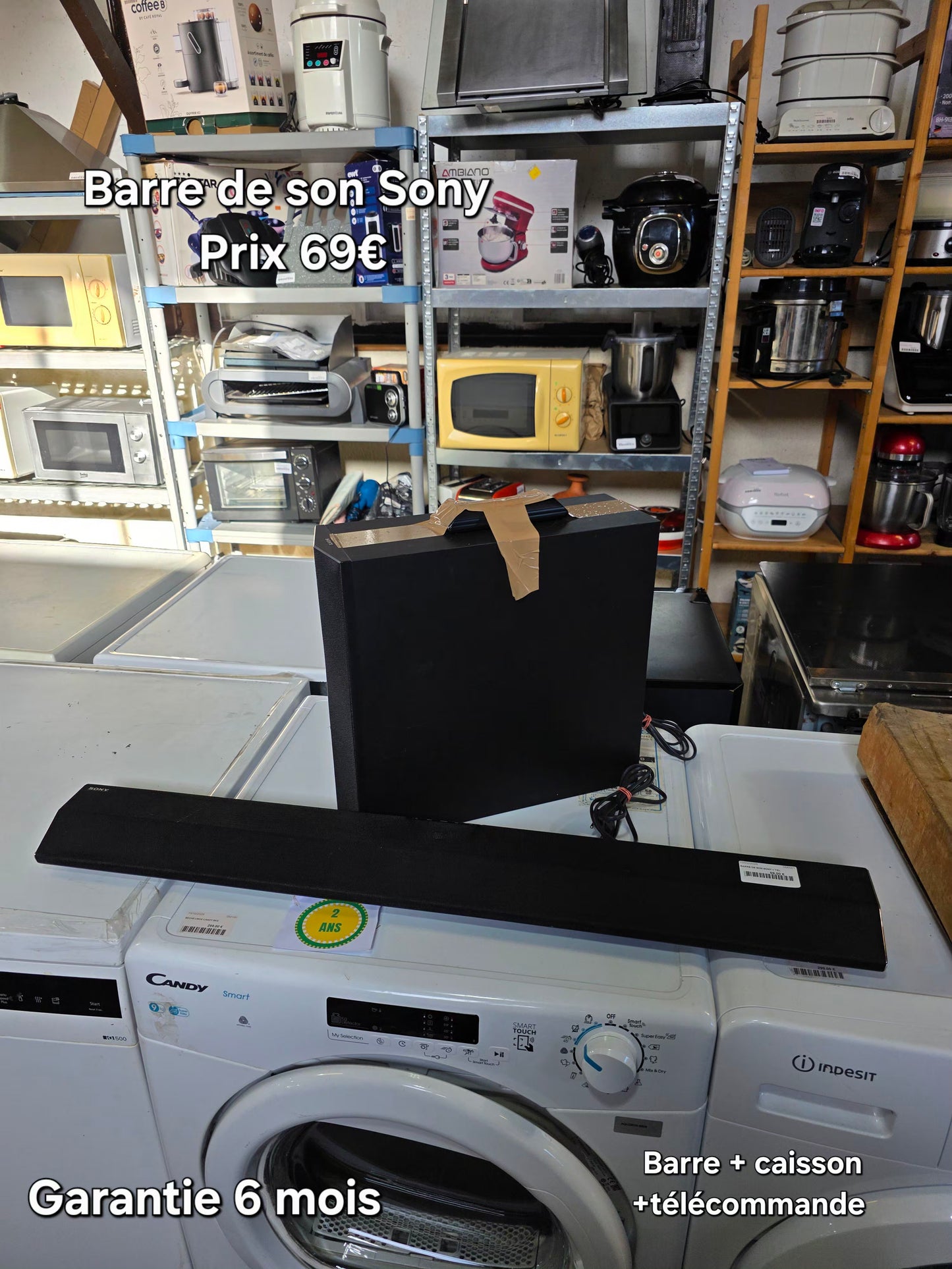 Barre de son Sony +télécommande 056561