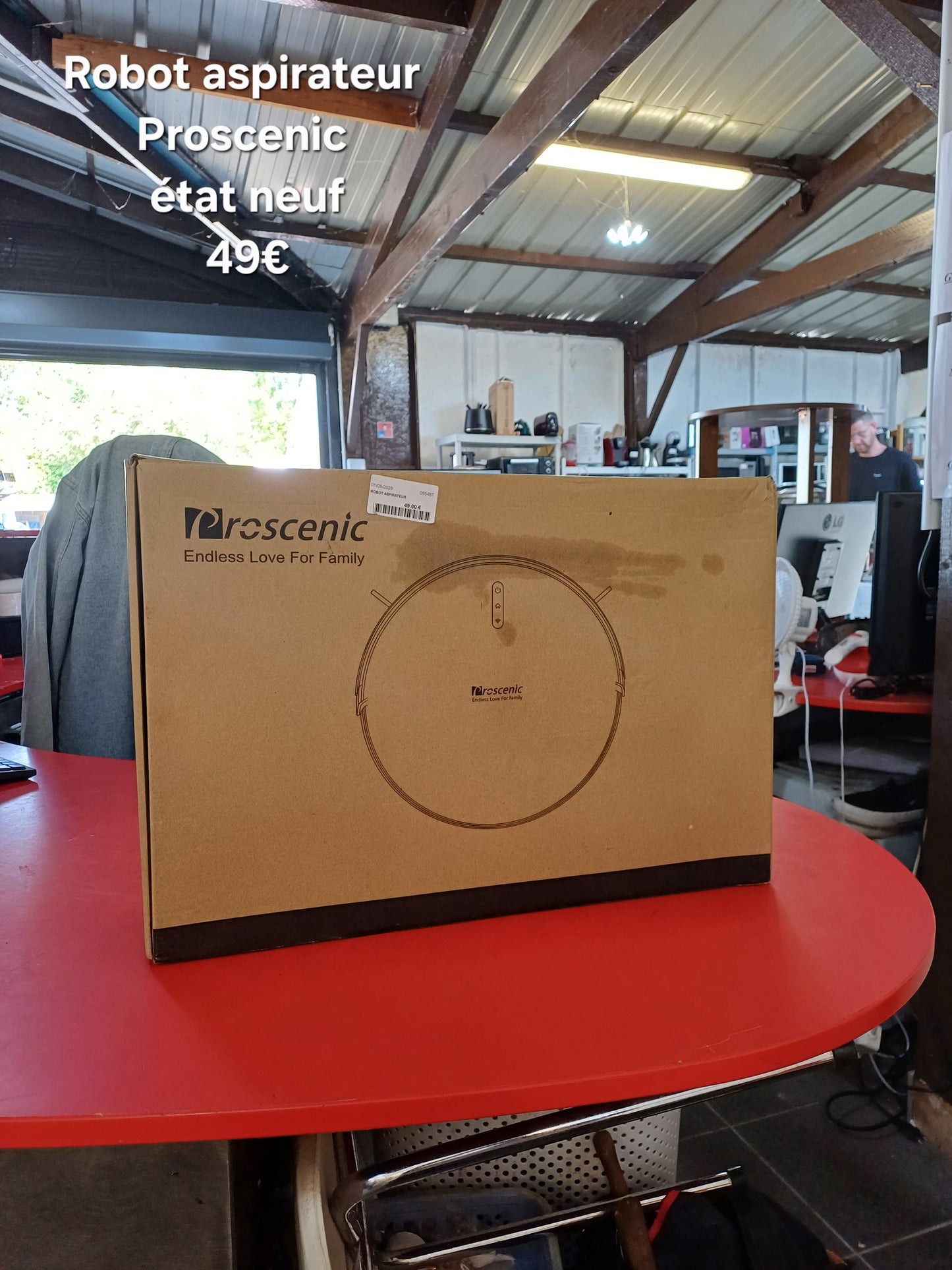 Robot aspirateur Proscenic 065487 état neuf