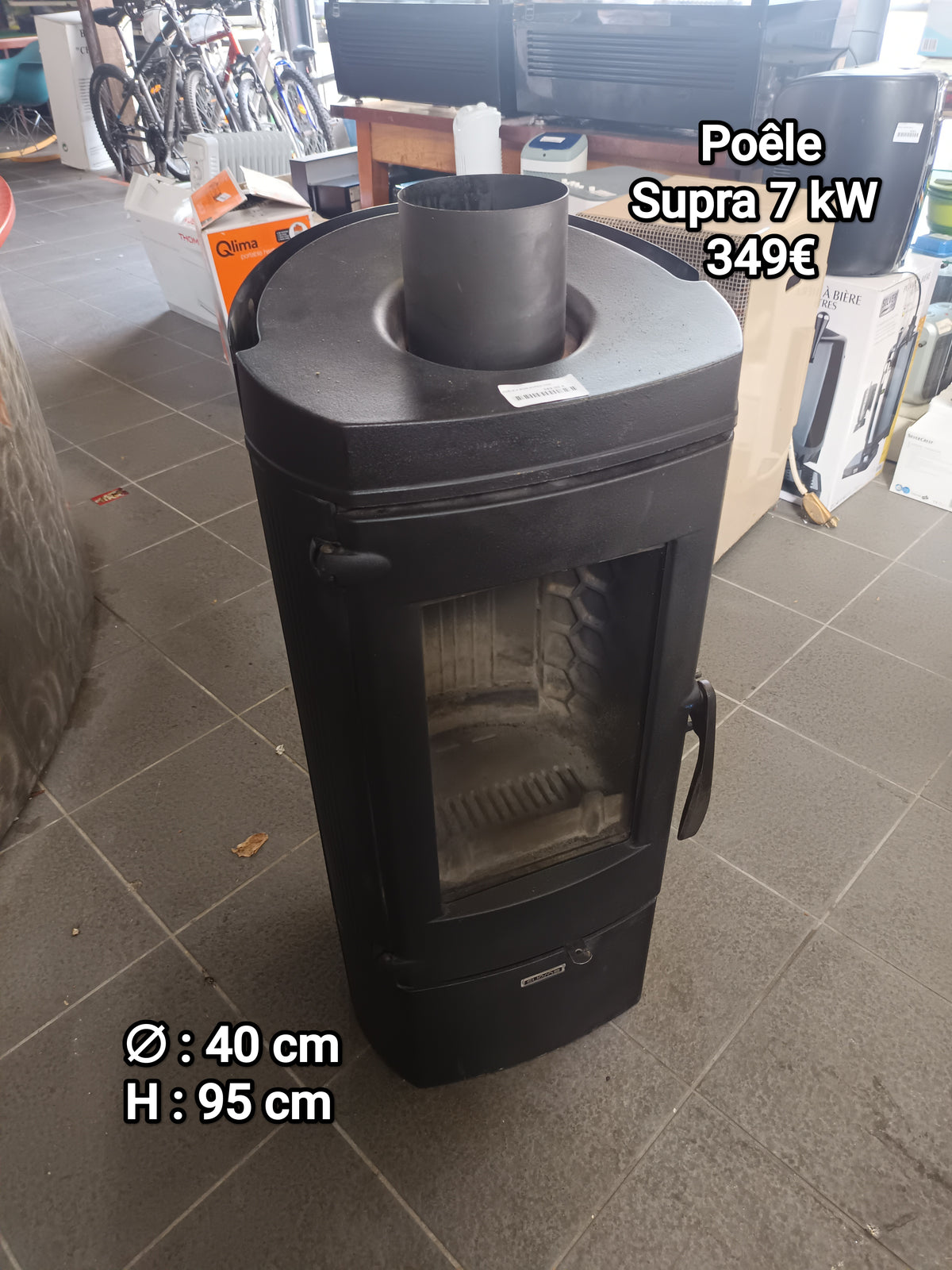 Poêle a bois Supra 7kW 068960