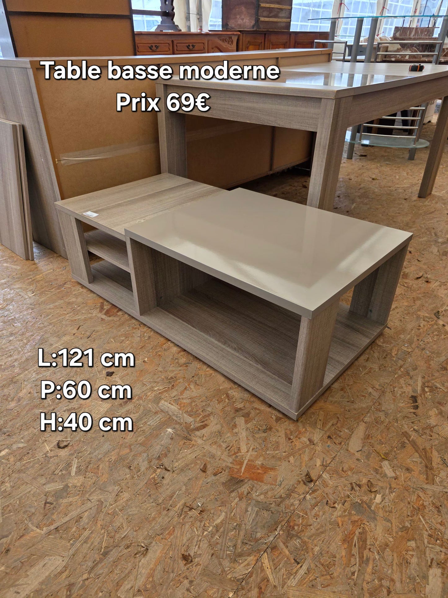 Table basse moderne 050748
