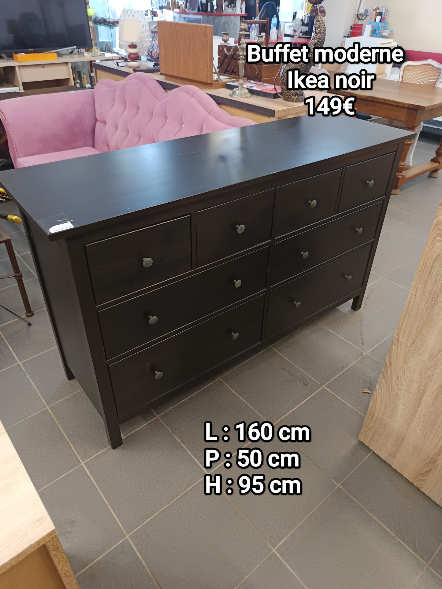 Buffet moderne noir 067391