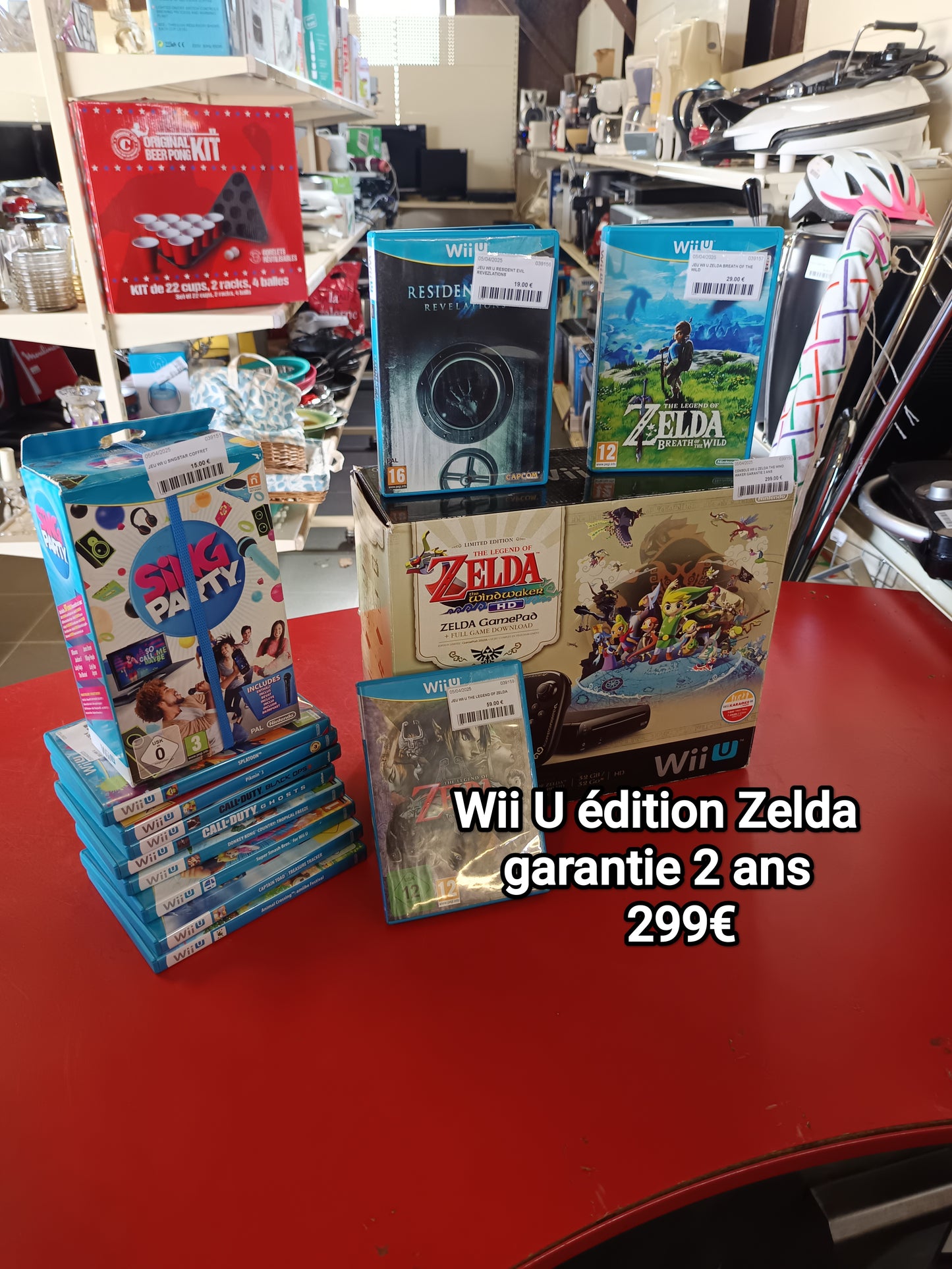 Console Wii u édition Zelda