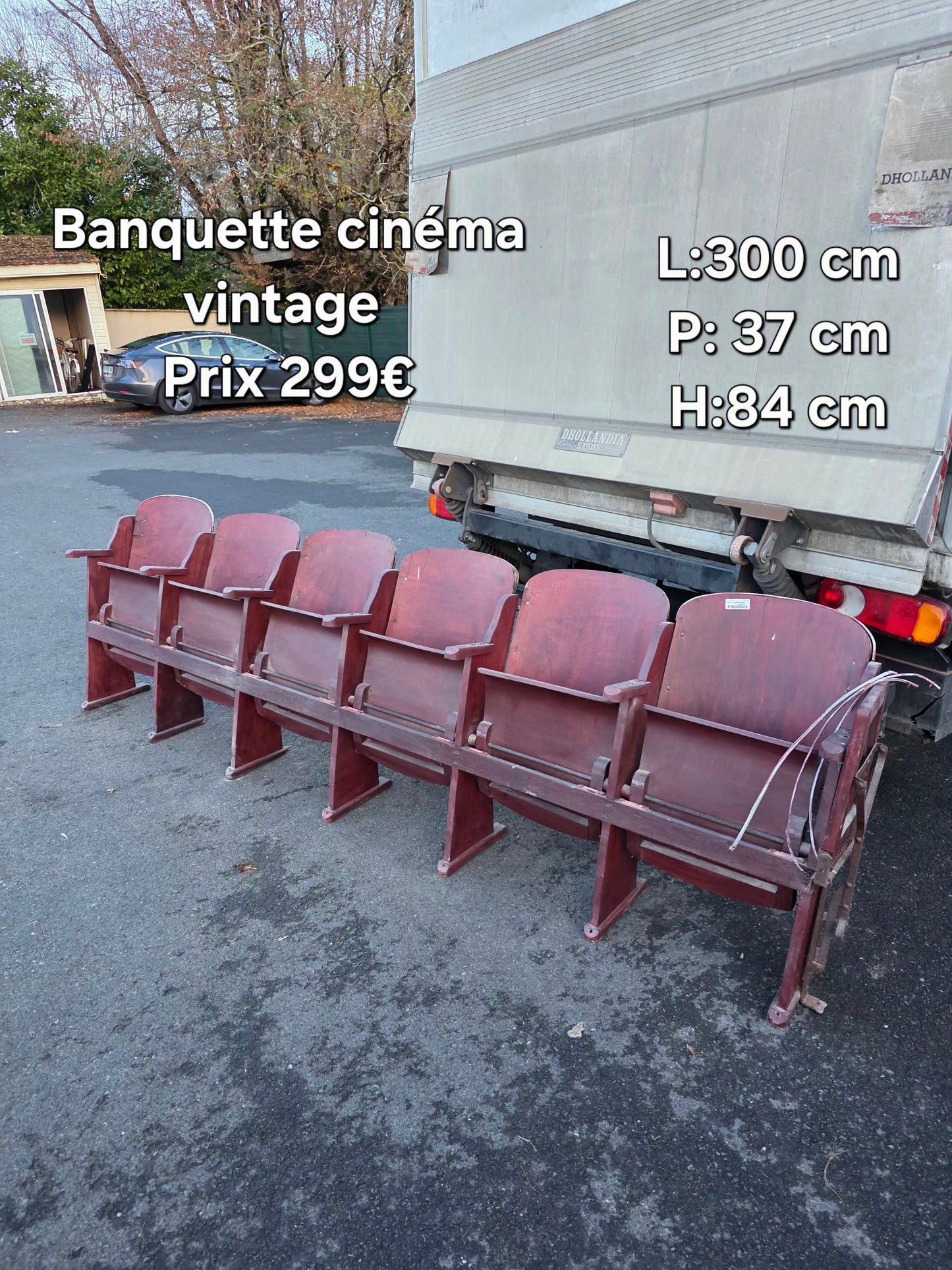 Banquette cinéma vintage 052656