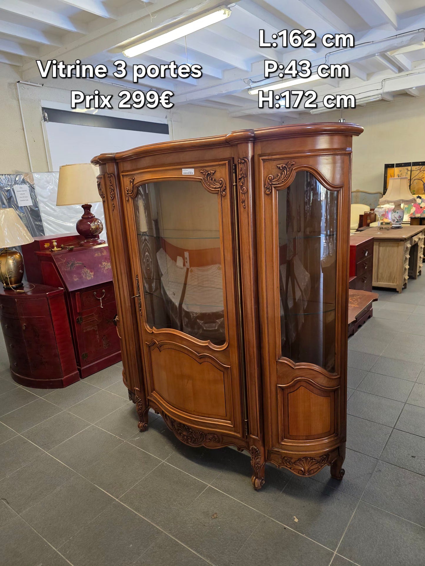 Vitrine 3 portes 051879