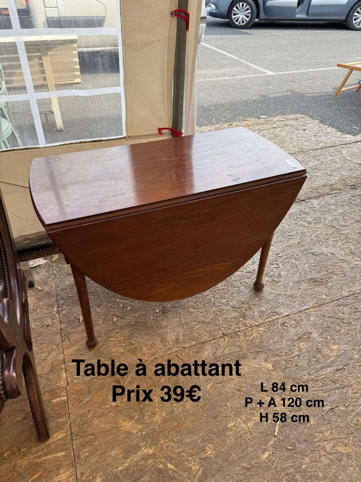 Table a abattants 049423