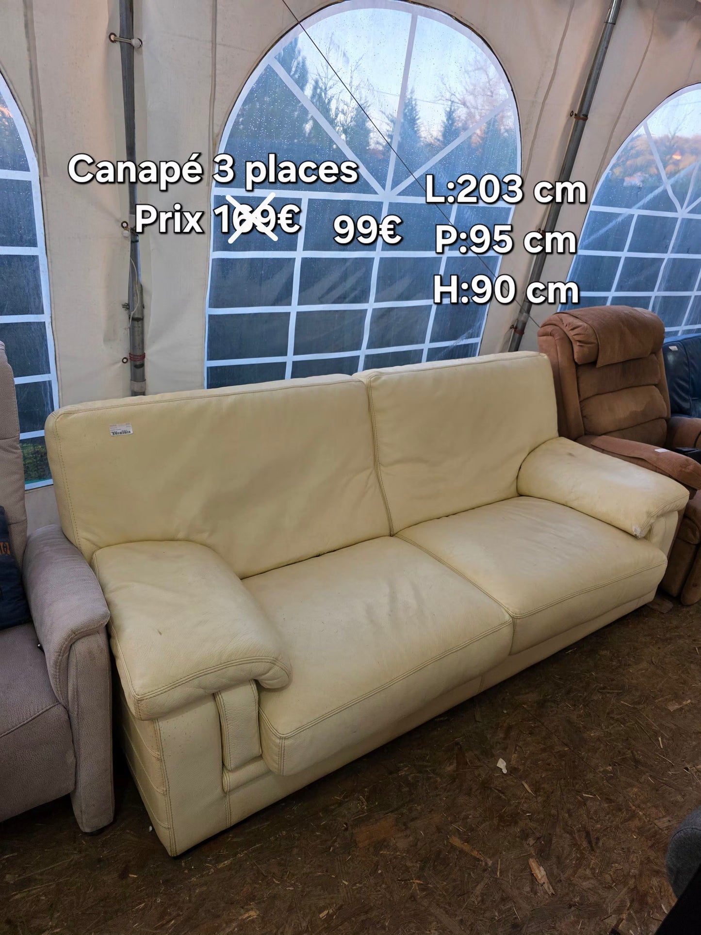 Canapé 3 places 050202
