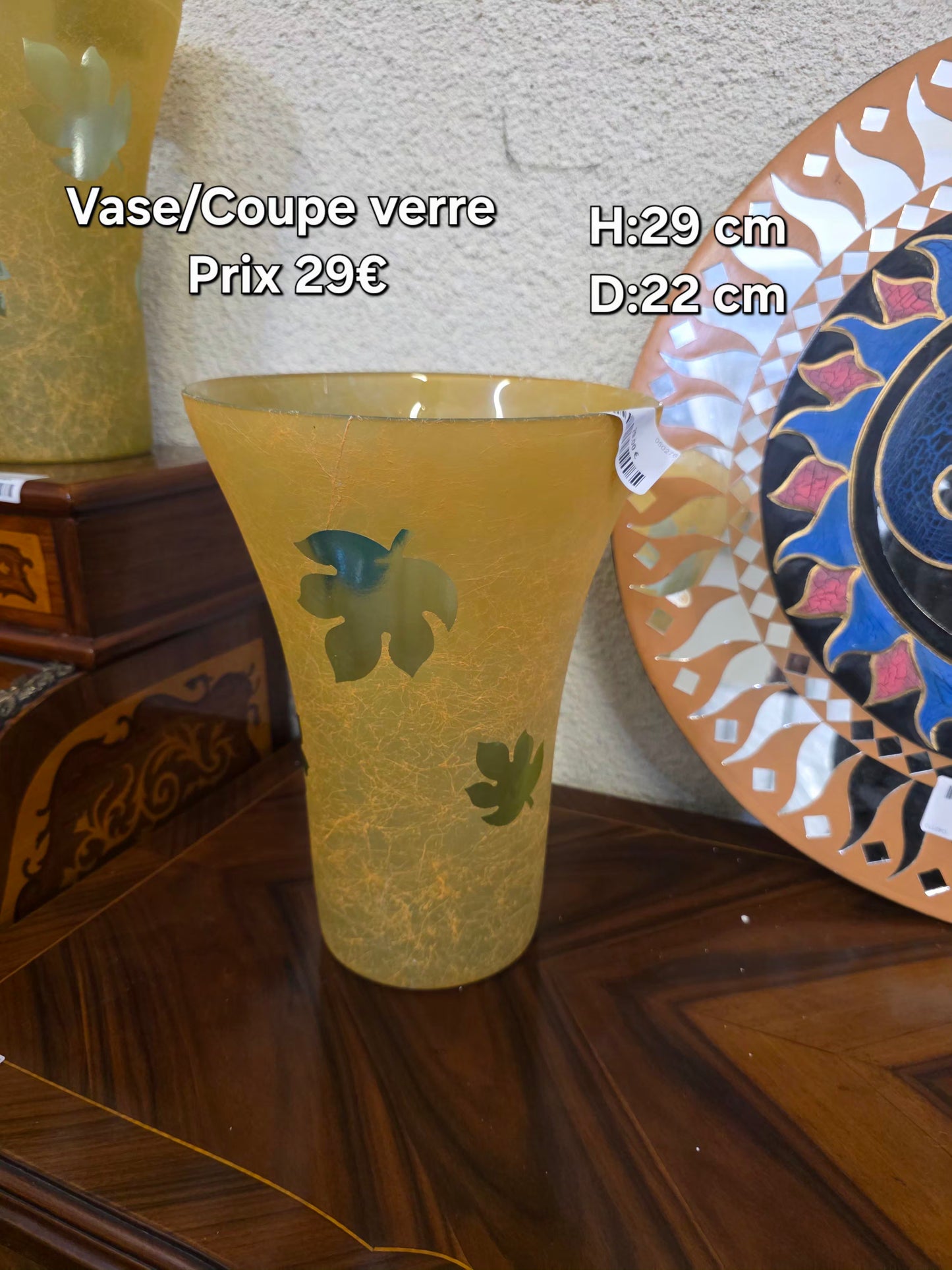 Vase/Coupe verre 050276