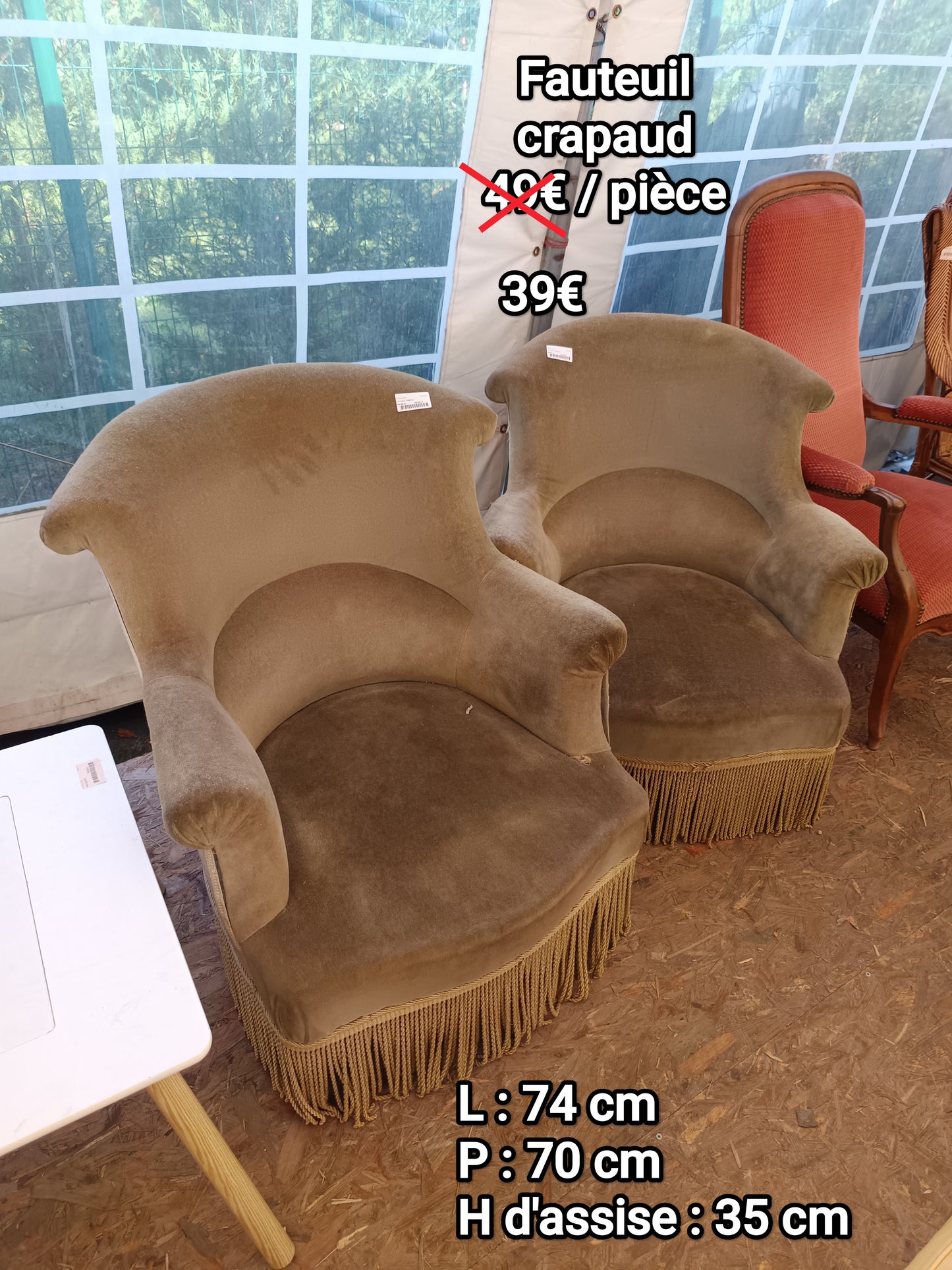 Fauteuil Crapaud 065969