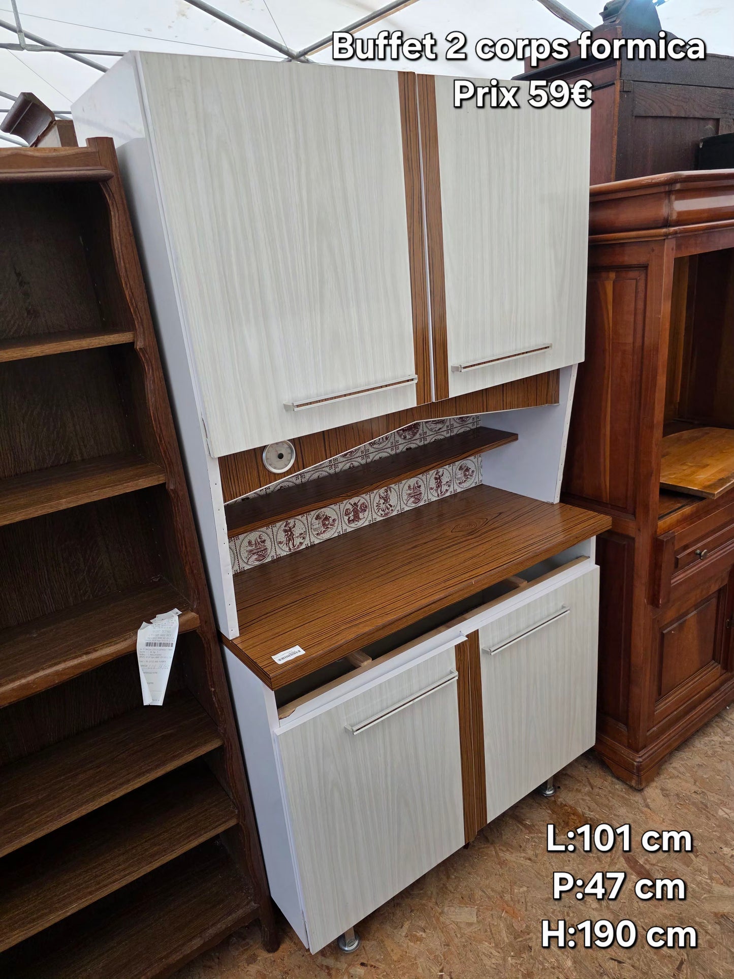 Buffet 2 corps formica 056895