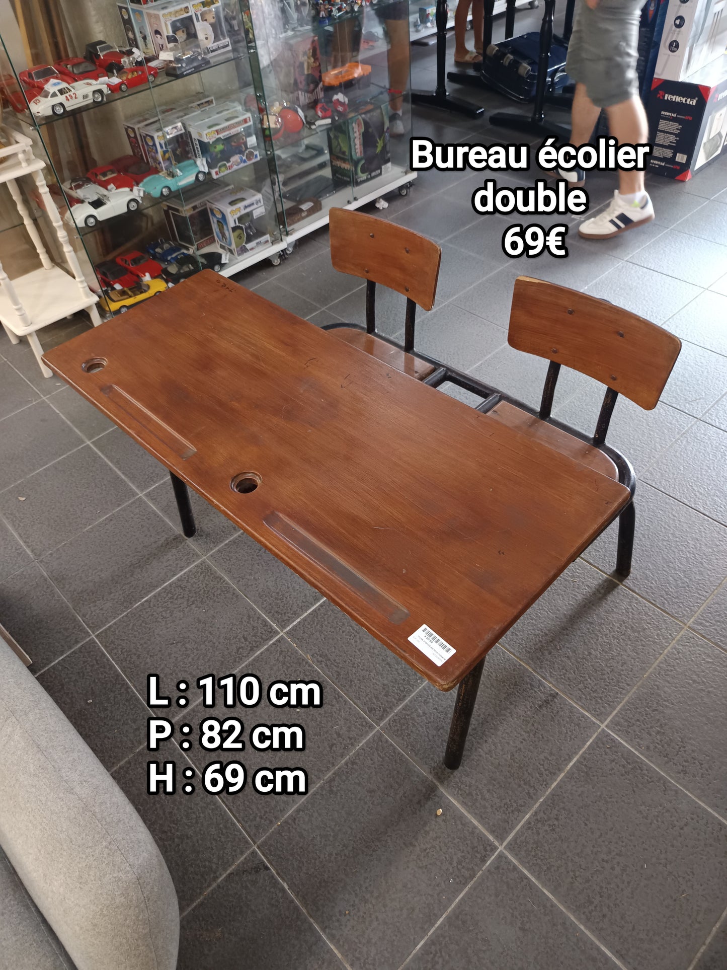 Bureau écolier double 067476