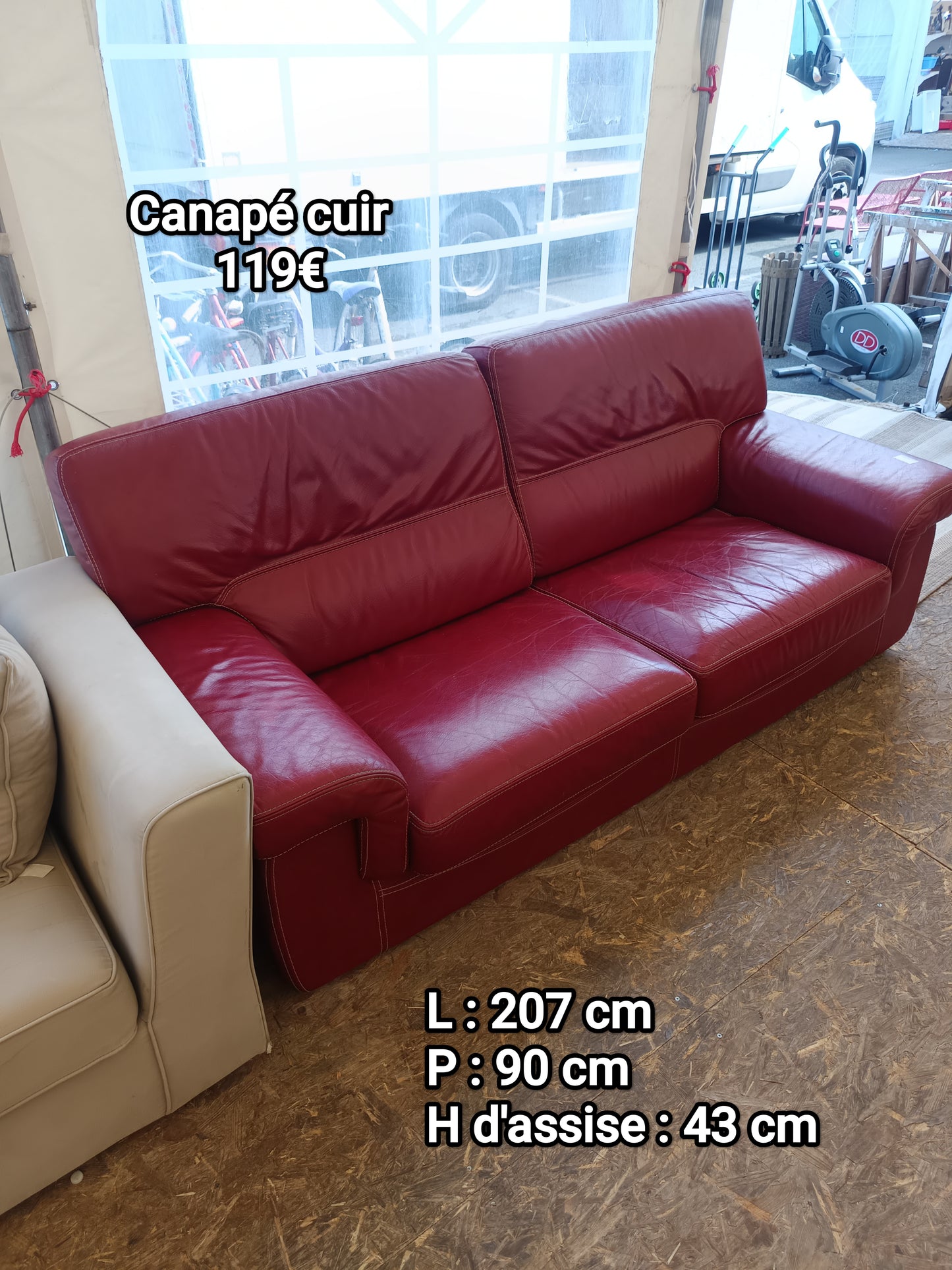 Canapé cuir 067042
