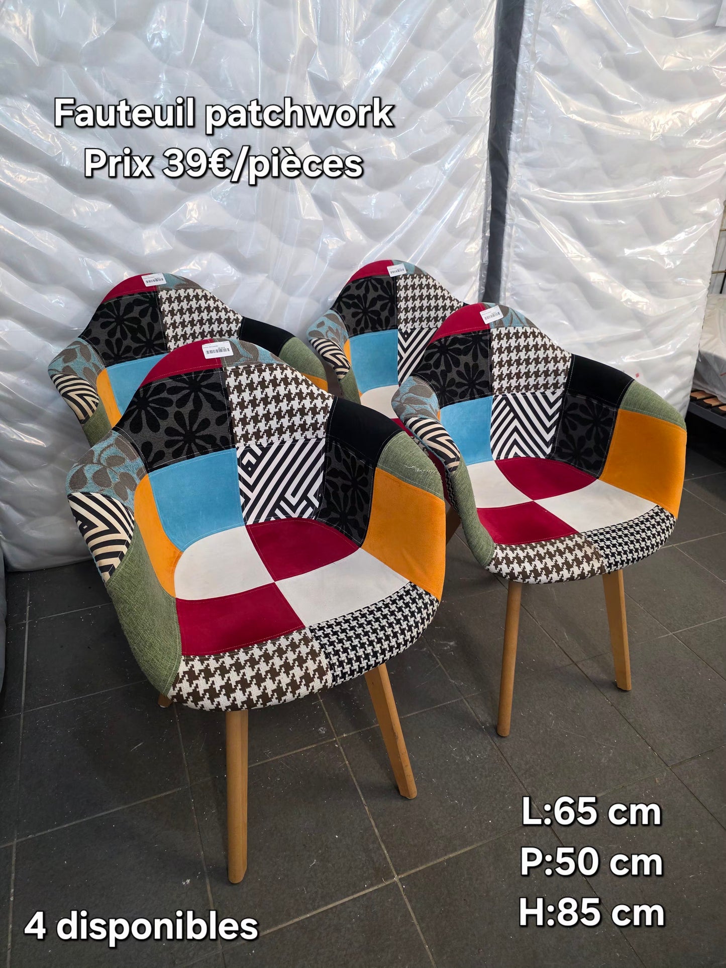 Fauteuil patchwork 057436