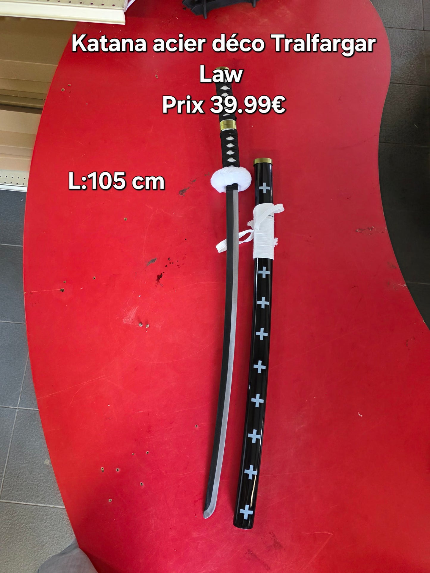 Katana acier Tralfargar Law 034491