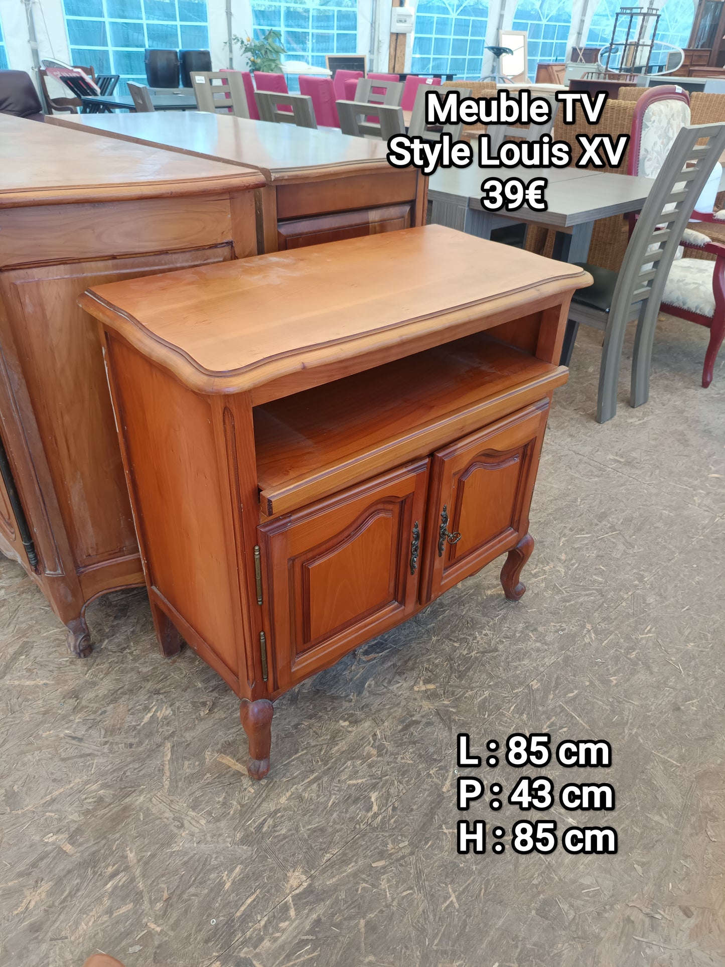 Meuble TV style Louis XV 063893