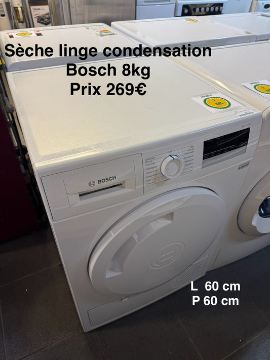 Sèche linge condensation Bosch 8kg 048295
