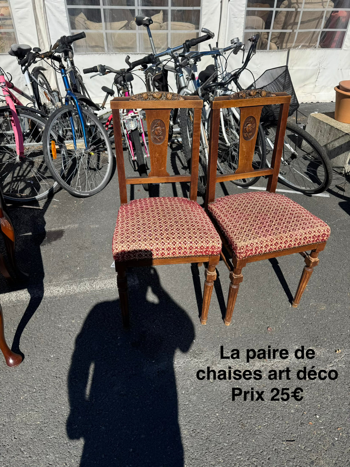 La paire de chaises art déco 068170