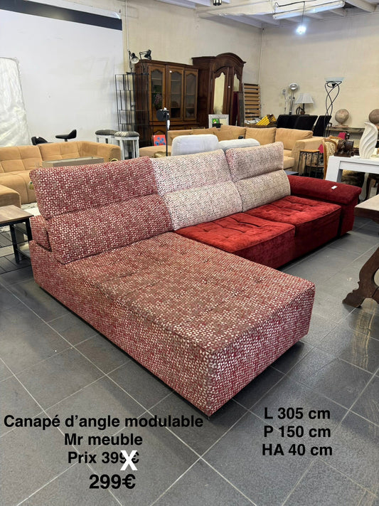 Canapé d’angle modulable 065292