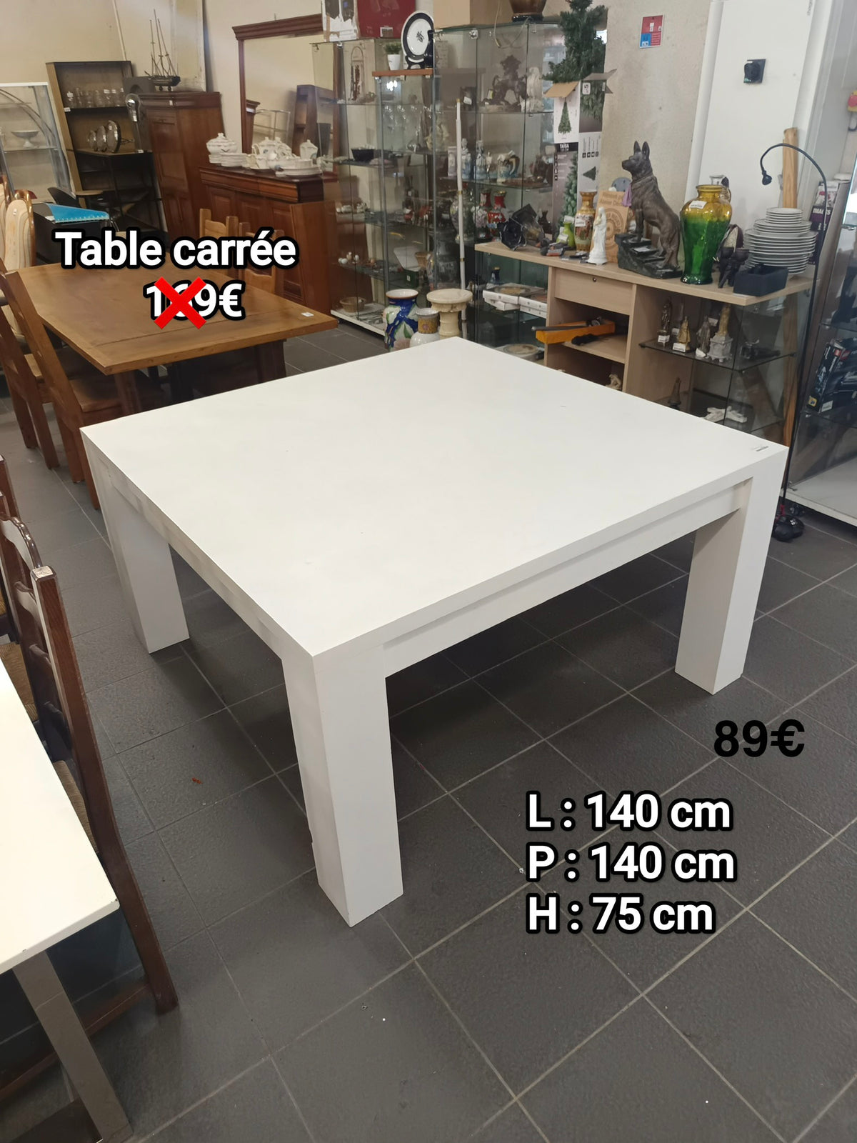 Table carrée 063905