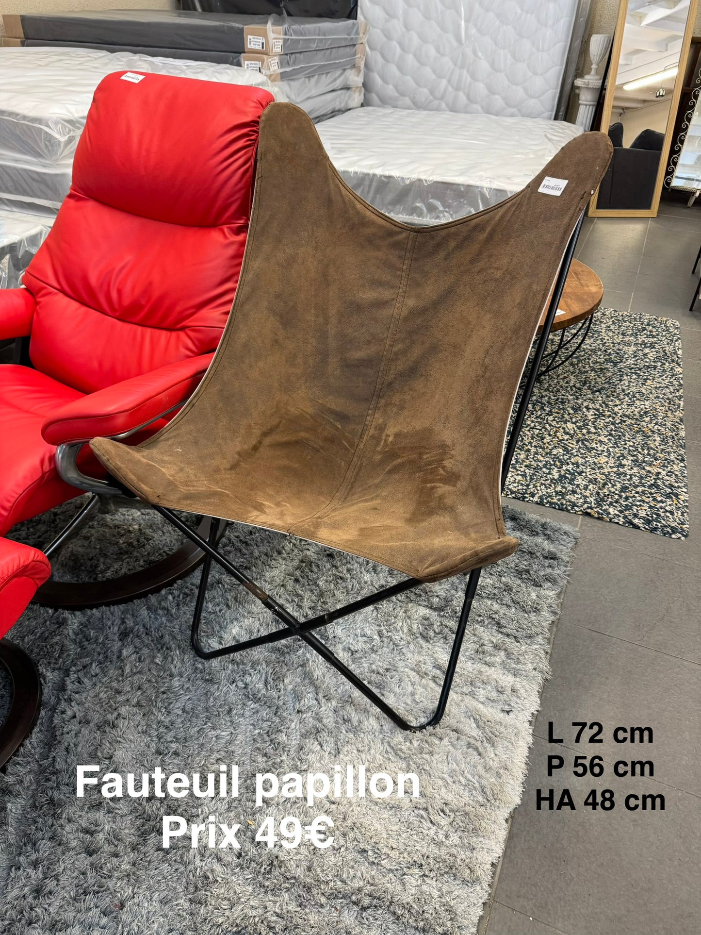 Fauteuil papillon 062647