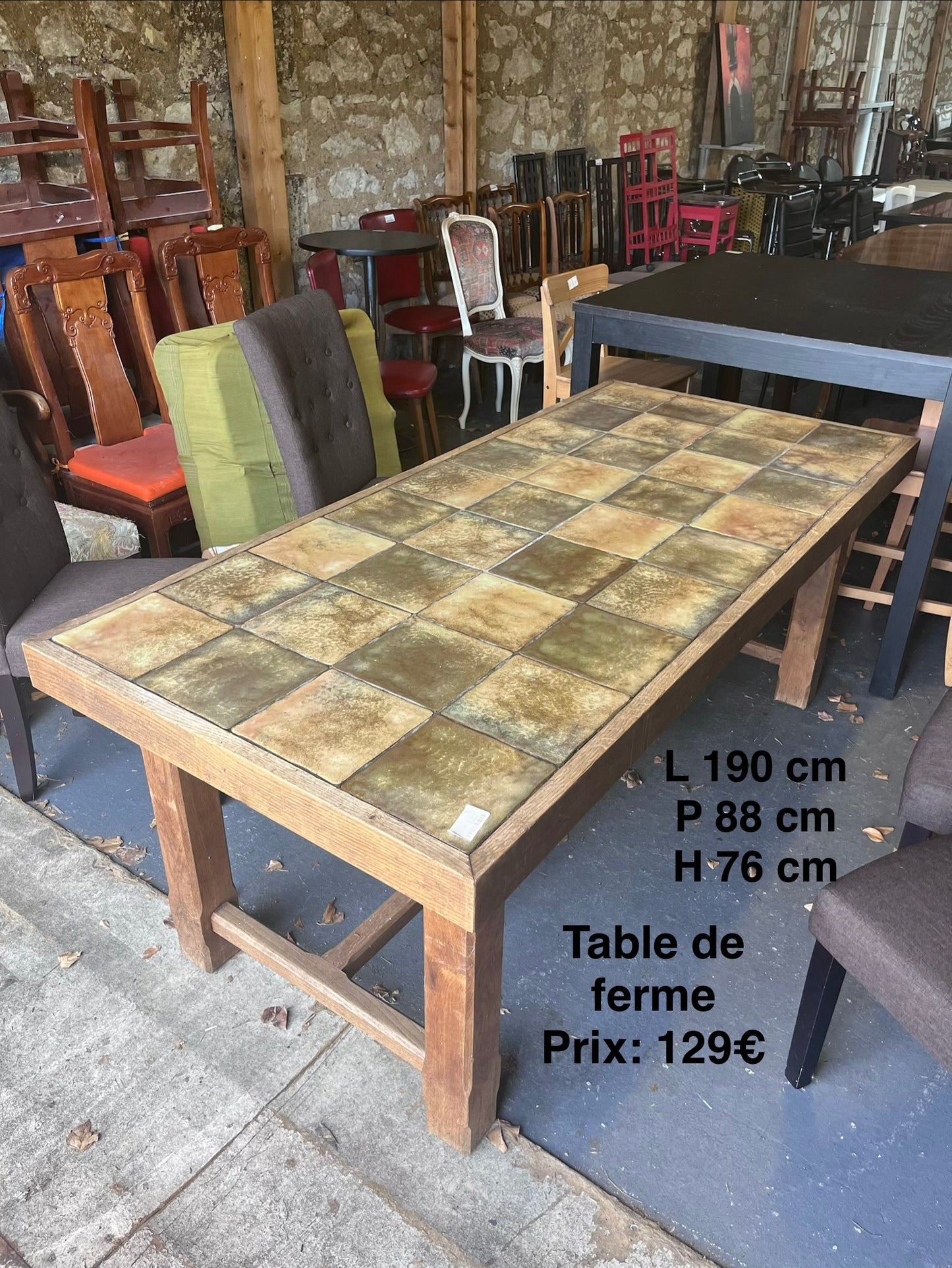 Table de ferme 067072