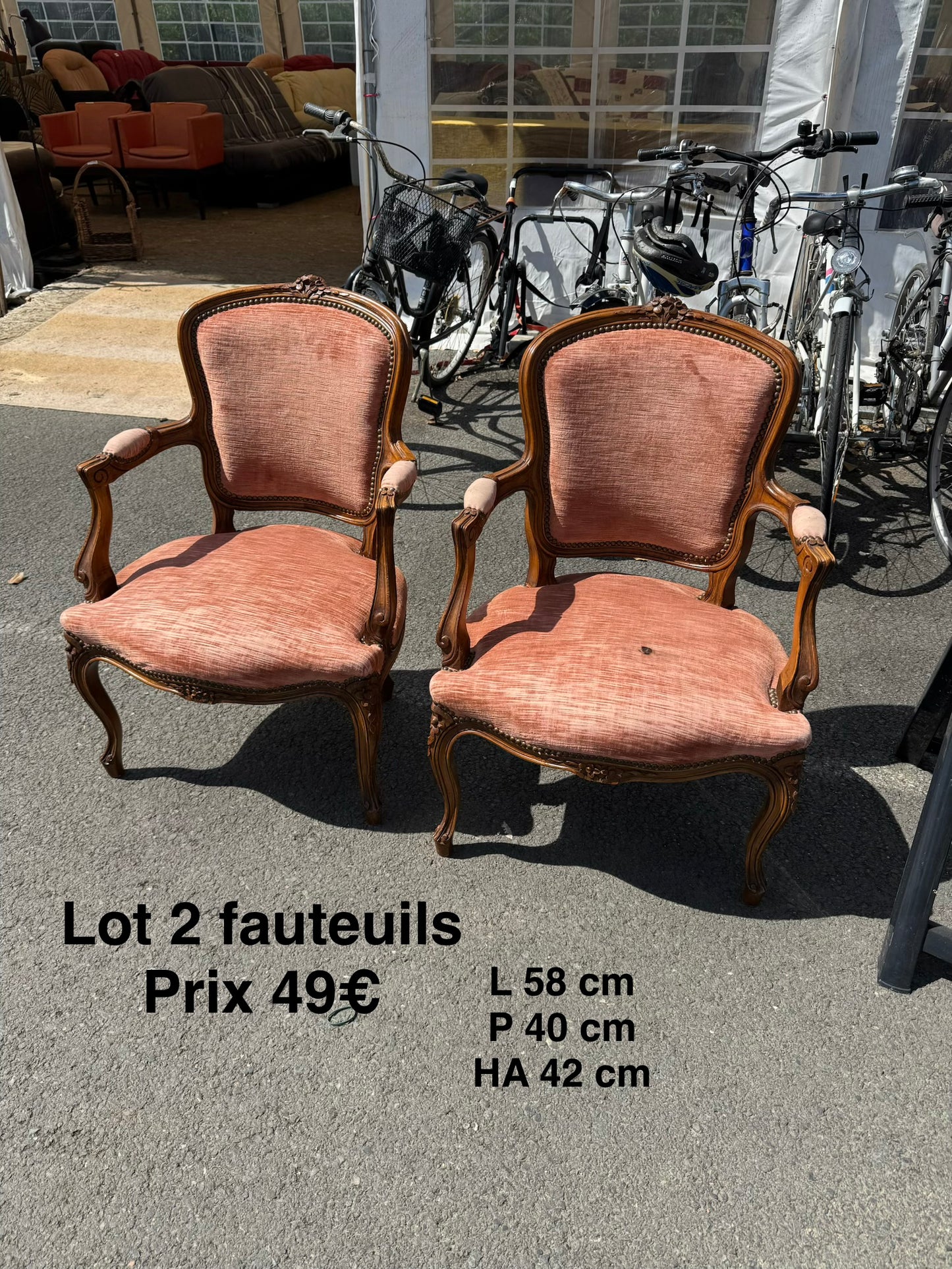 Lot 2 fauteuils 060450