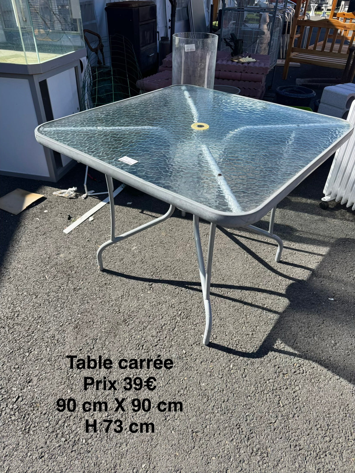 Table carrée 068542